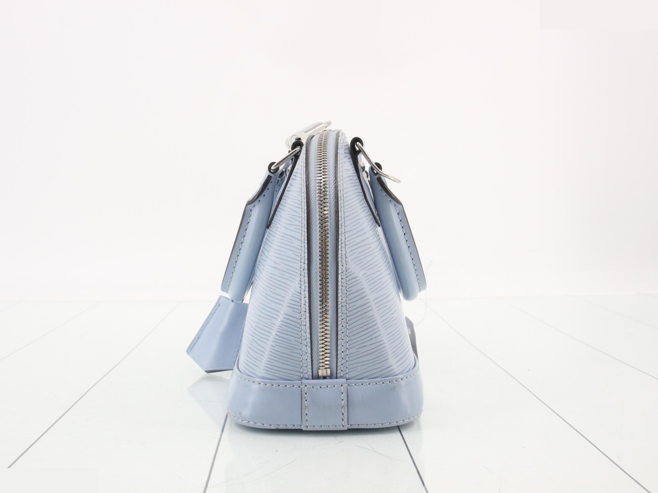 Epi Alma BB Blue Nuage 2-Way Handbag — view 3