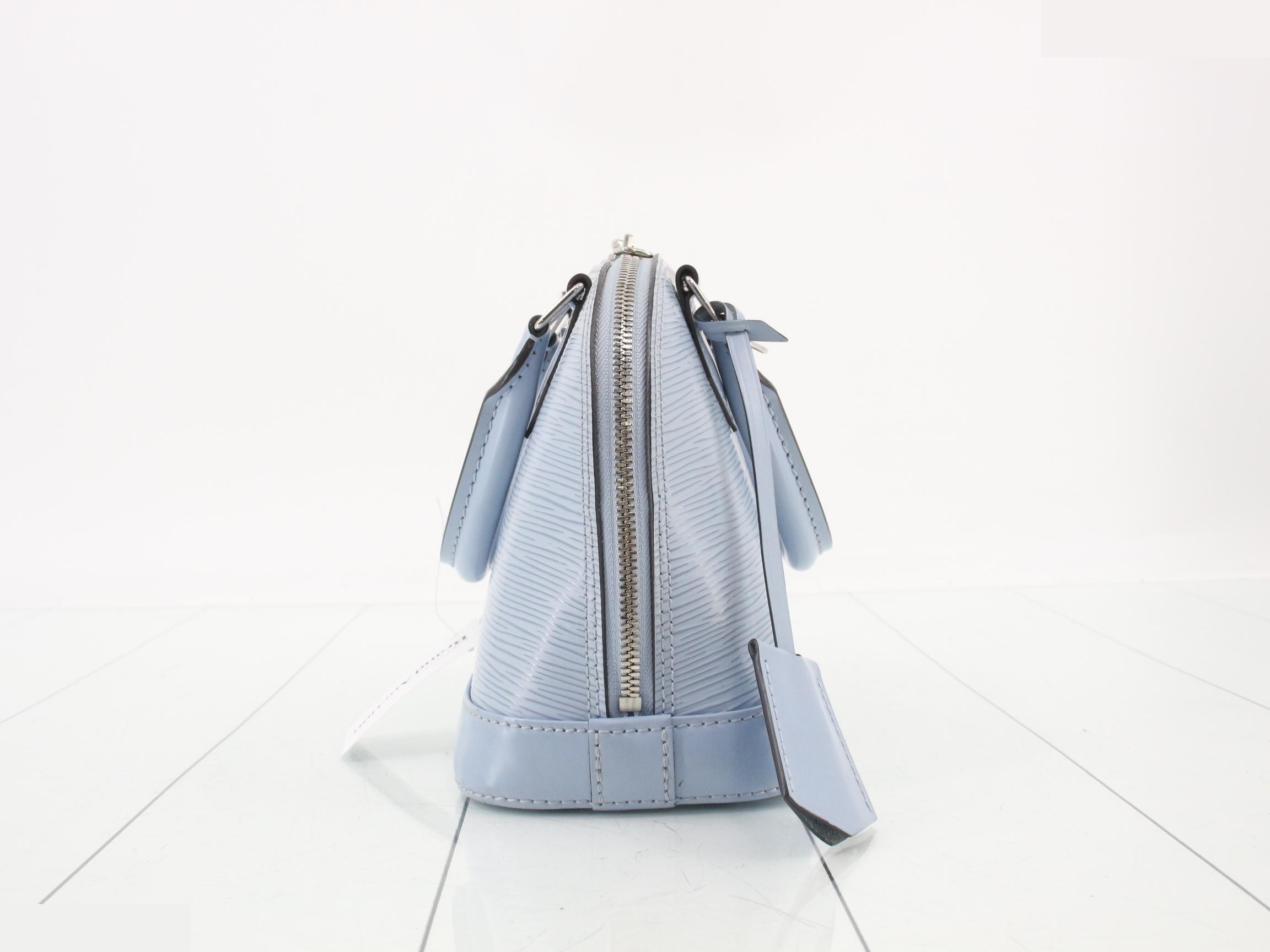 Epi Alma BB Blue Nuage 2-Way Handbag — view 4