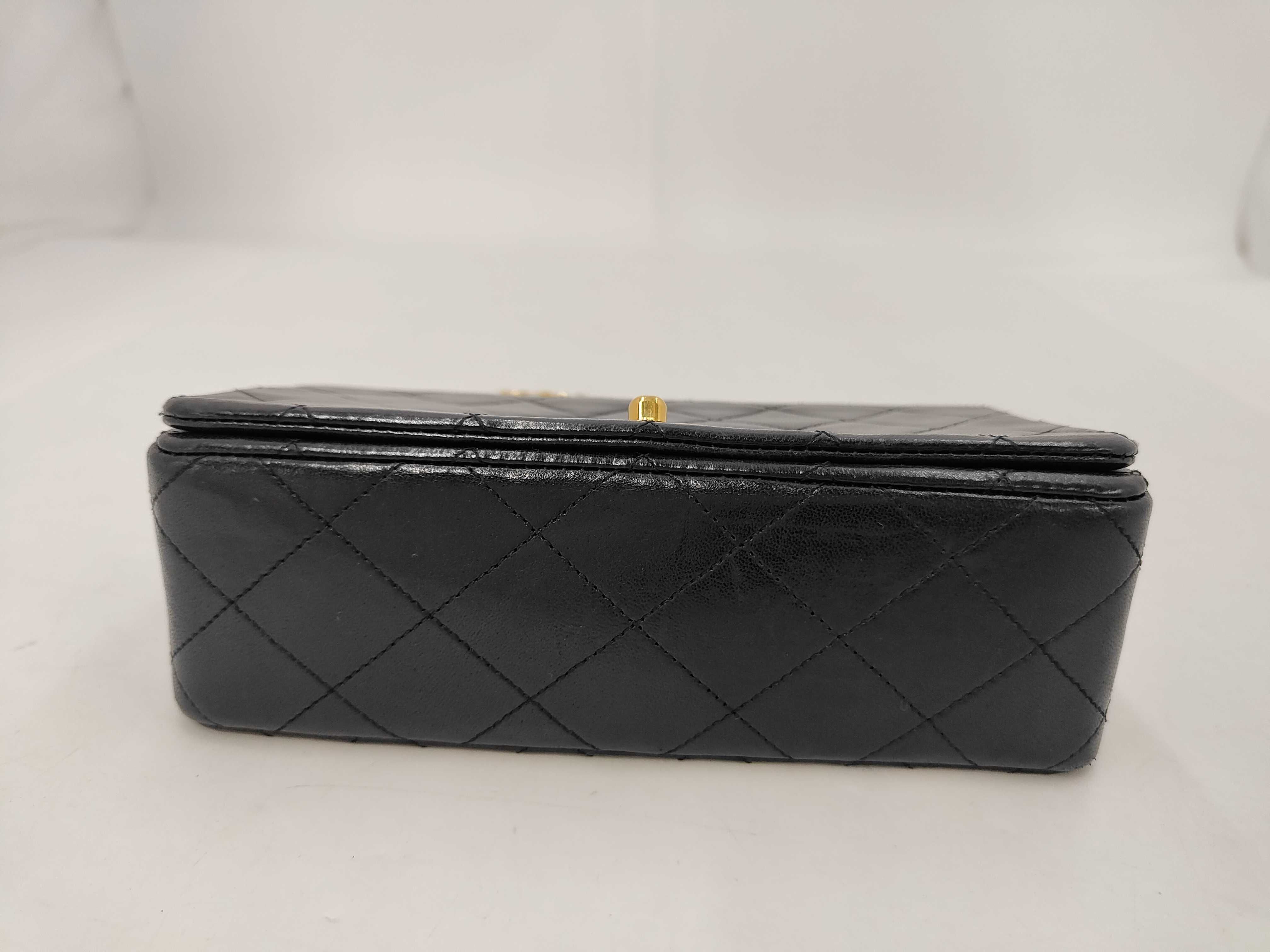Matelassé Full Flap Shoulder Bag, Black, Series 1 — view 3