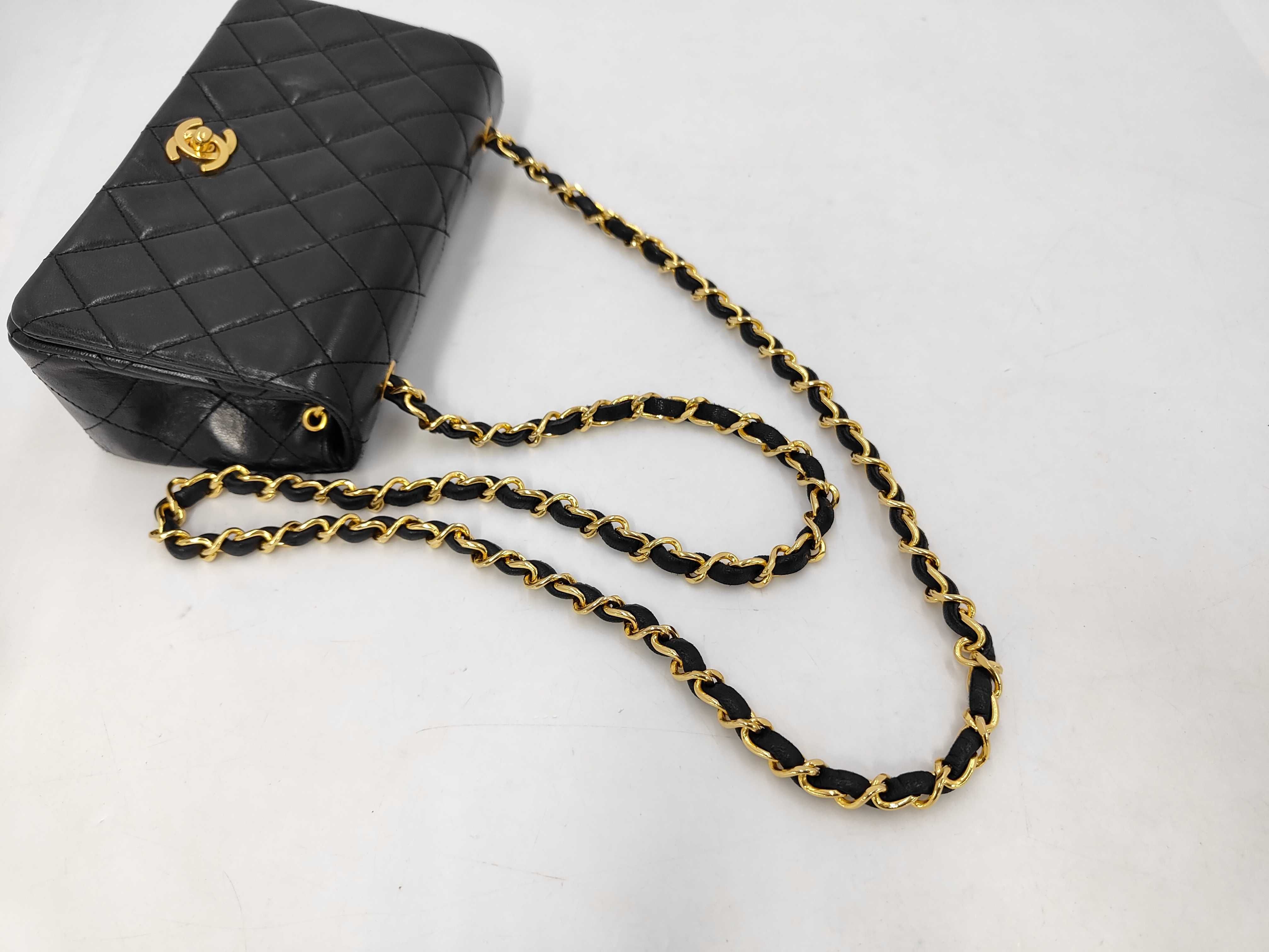 Matelassé Full Flap Shoulder Bag, Black, Series 1 — view 5