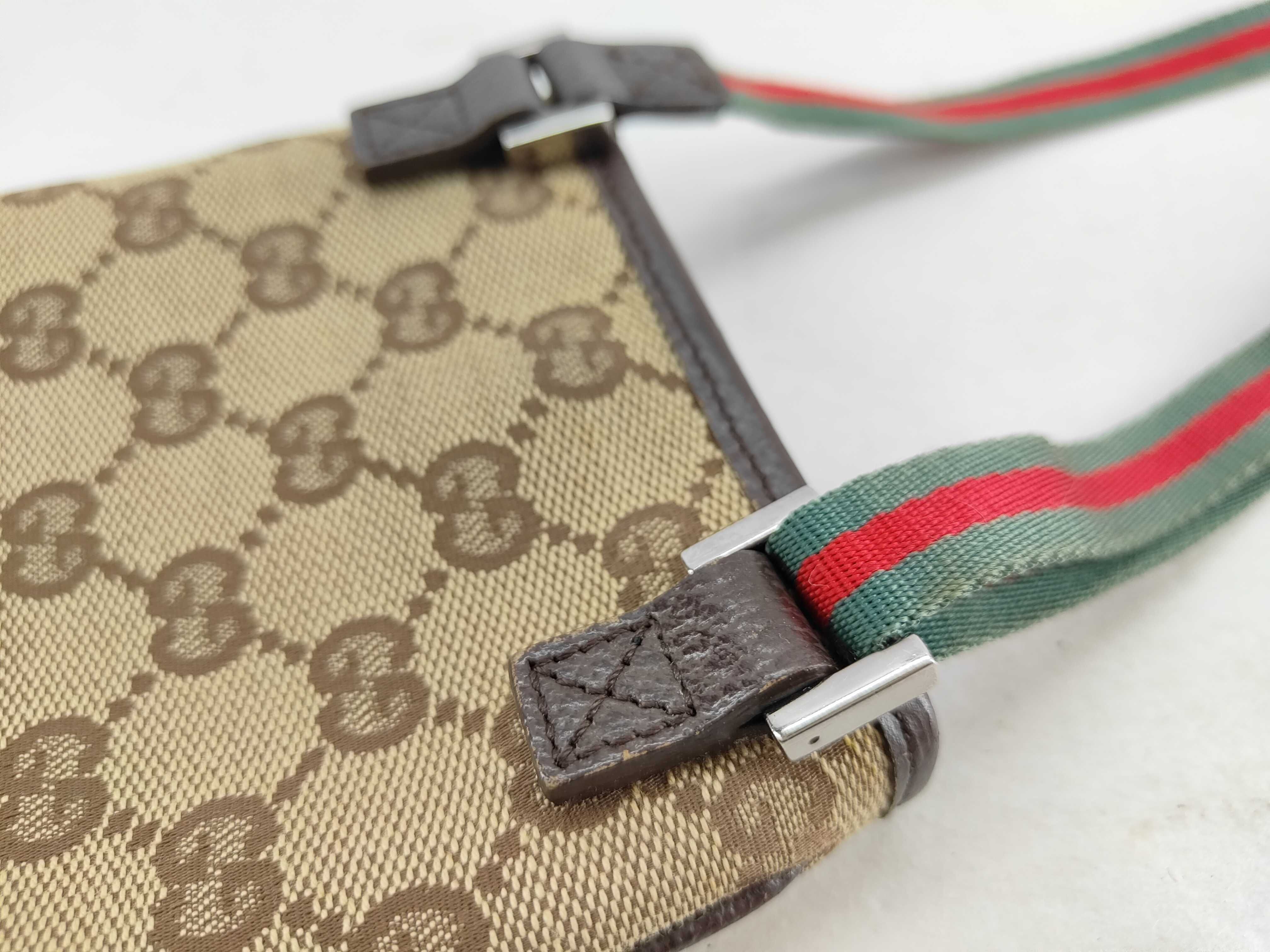 GG Canvas Gucci Sherry Line GG Canvas Shoulder Bag Pouch — view 6