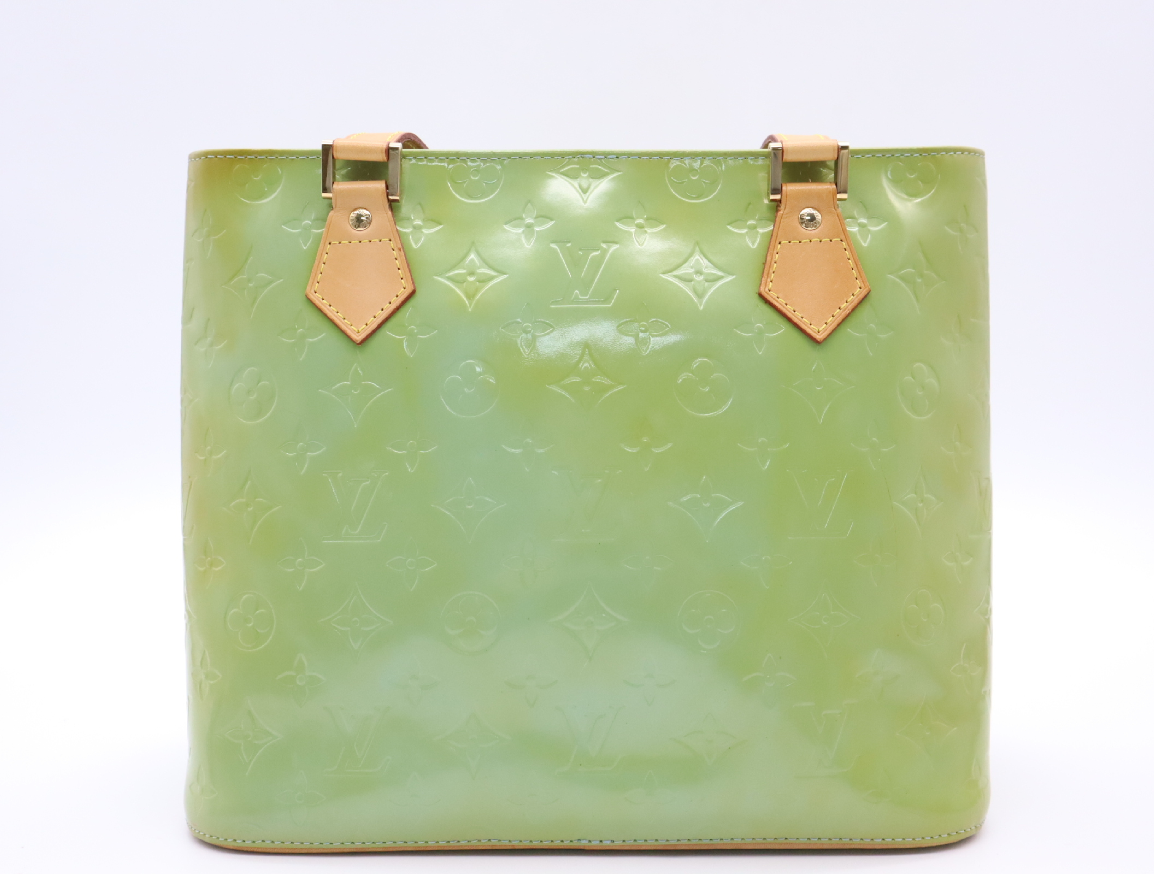 M91053 Vernis Houston Green Handbag — view 2