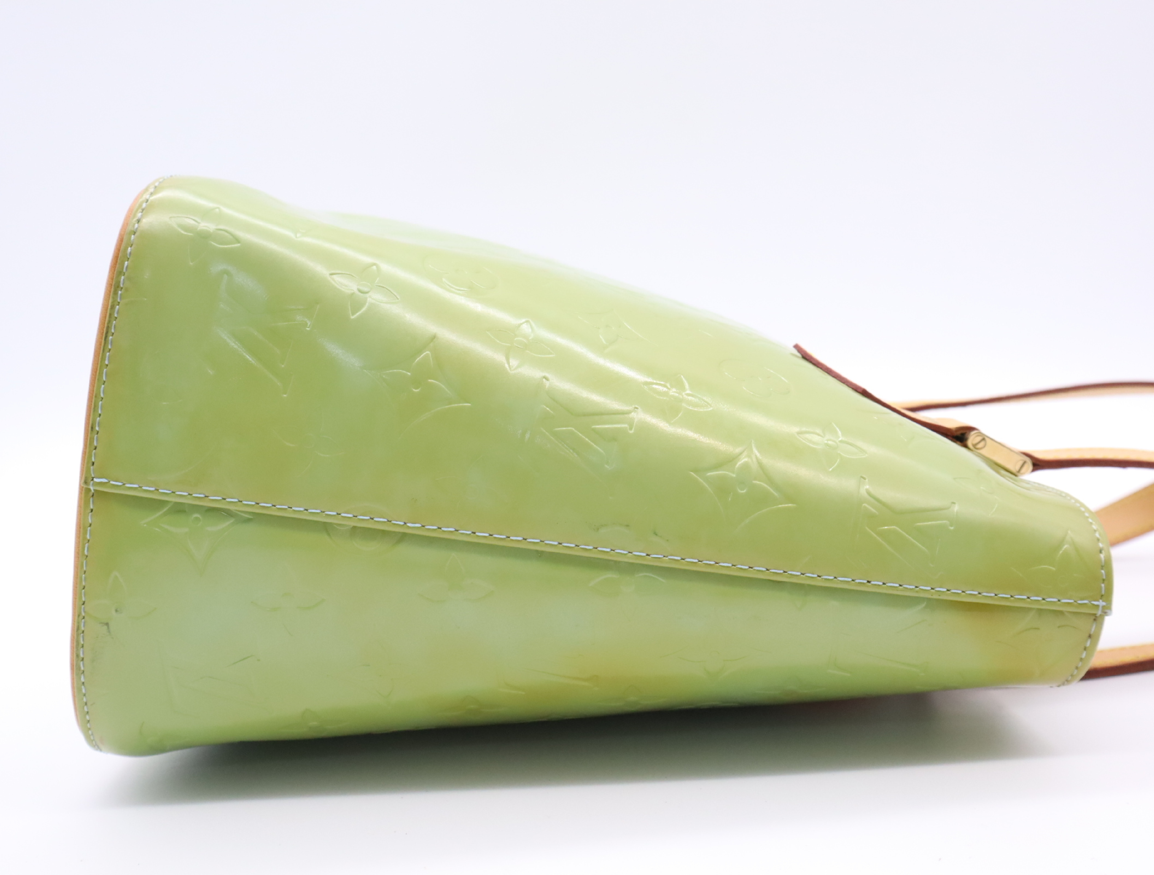 M91053 Vernis Houston Green Handbag — view 5