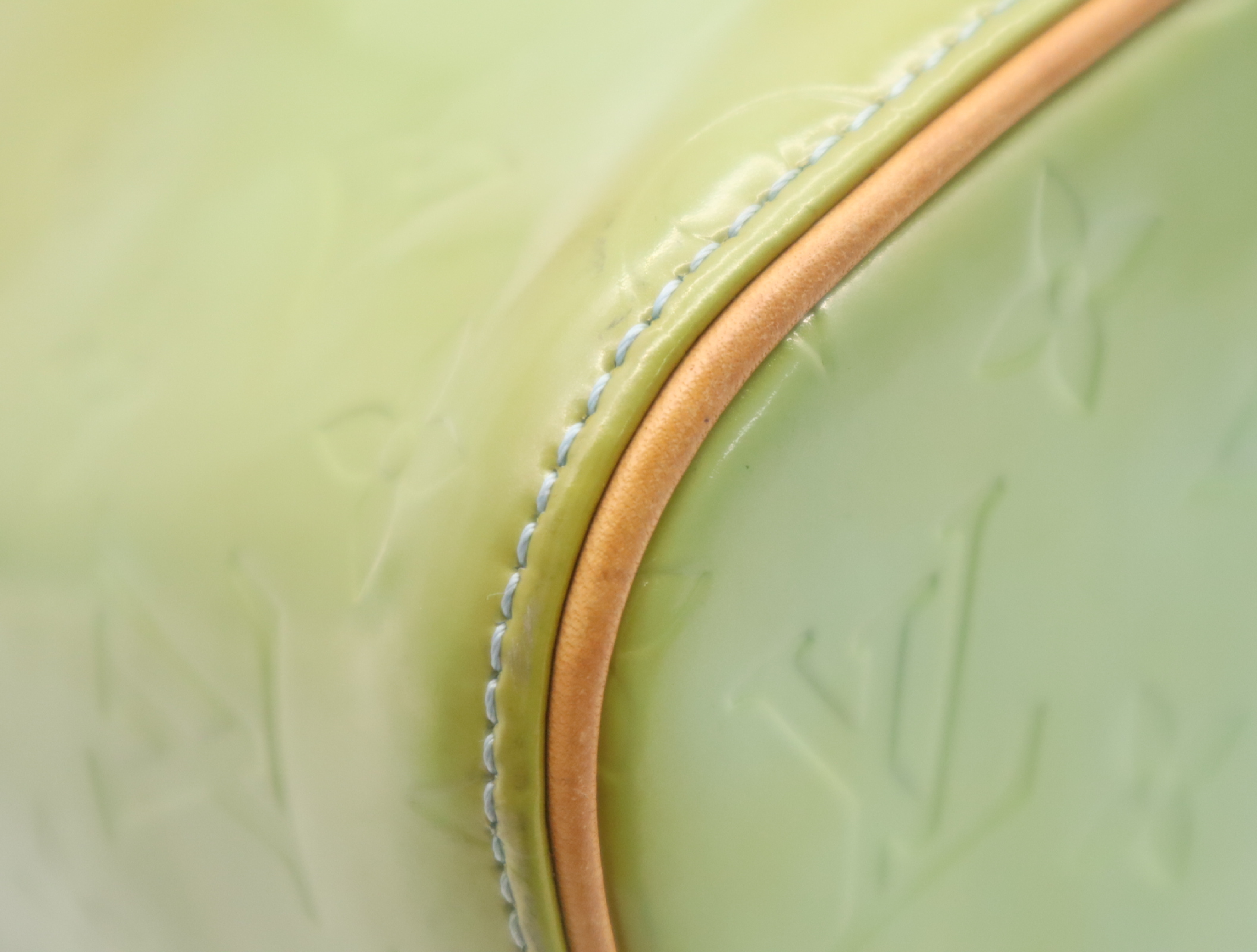 M91053 Vernis Houston Green Handbag — view 6
