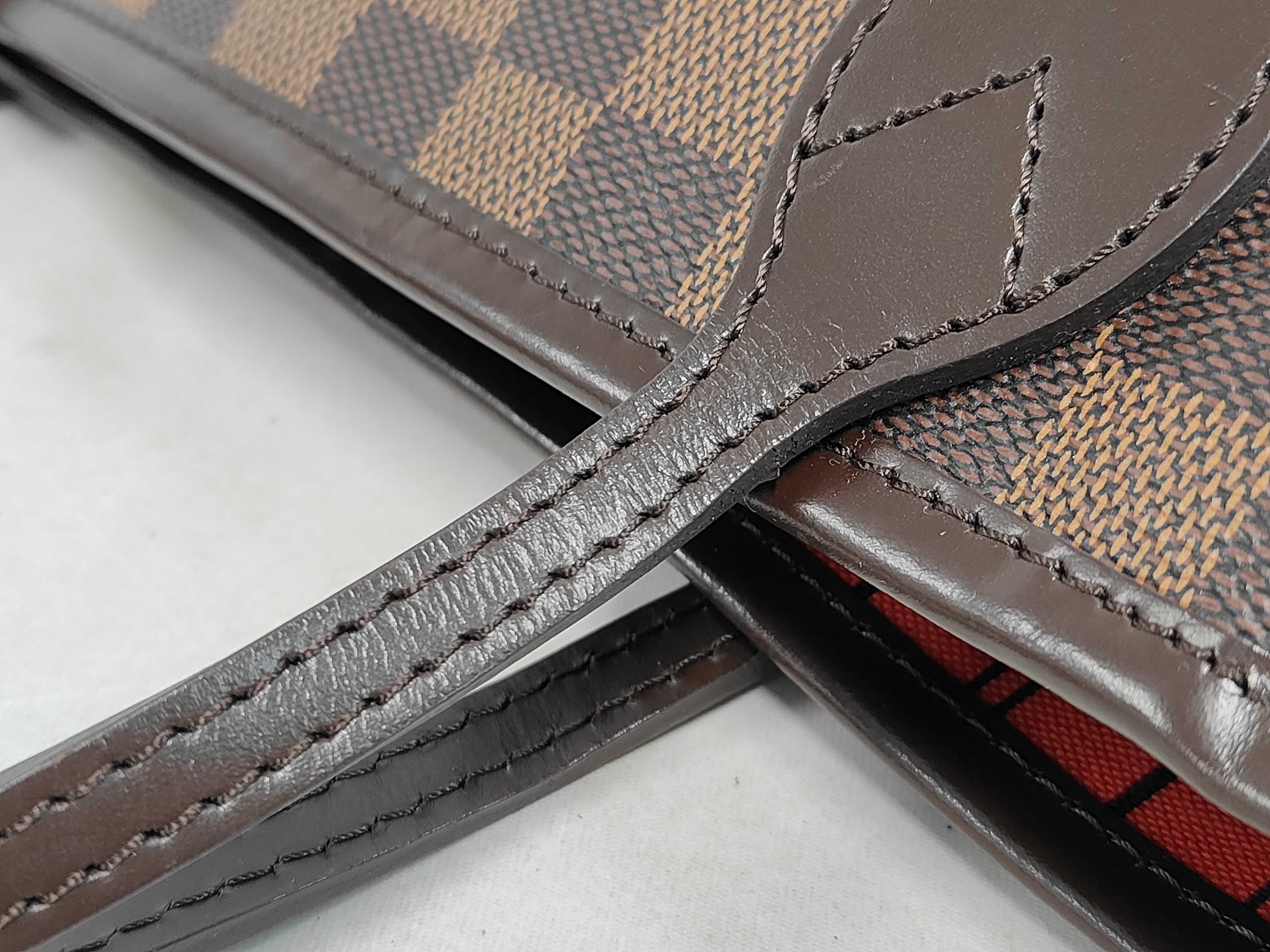 bag, Louis Vuitton Damier Neverfull PM tote bag, PVC tote bag — view 6