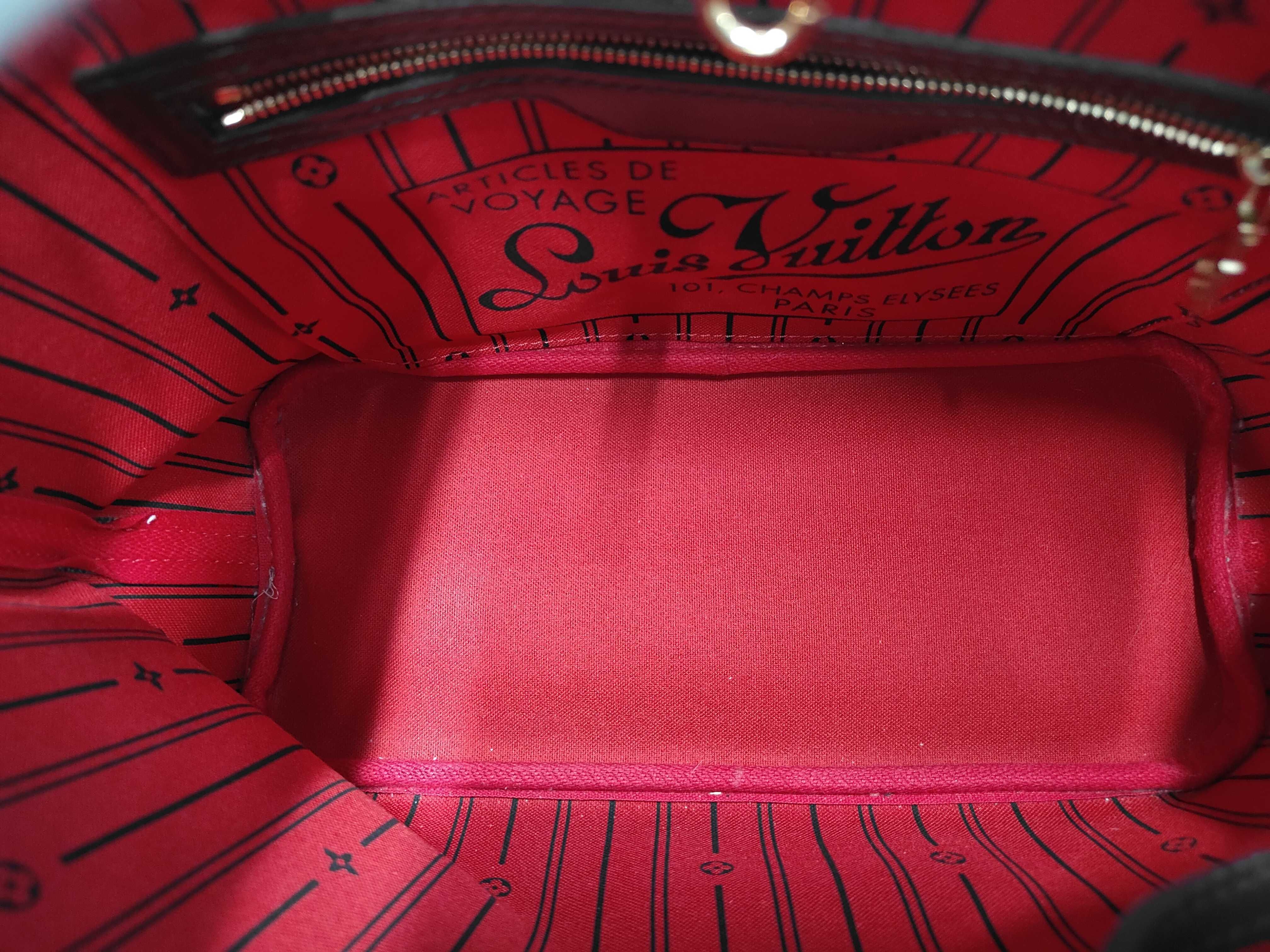 bag, Louis Vuitton Damier Neverfull PM tote bag, PVC tote bag — view 8