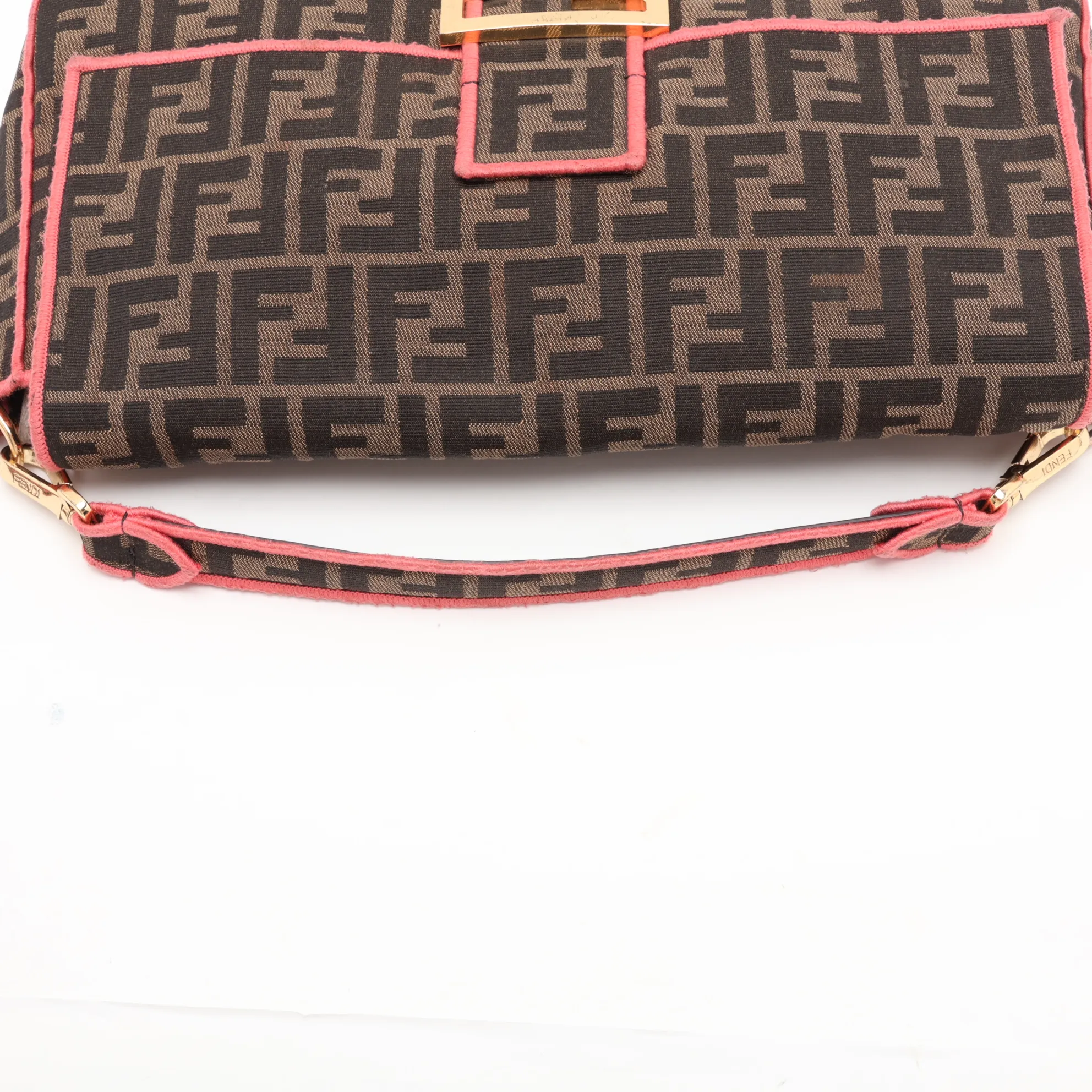 Zucca Mamma Bucket 8BR771 Canvas 2-Way Shoulder Bag Brown — view 5