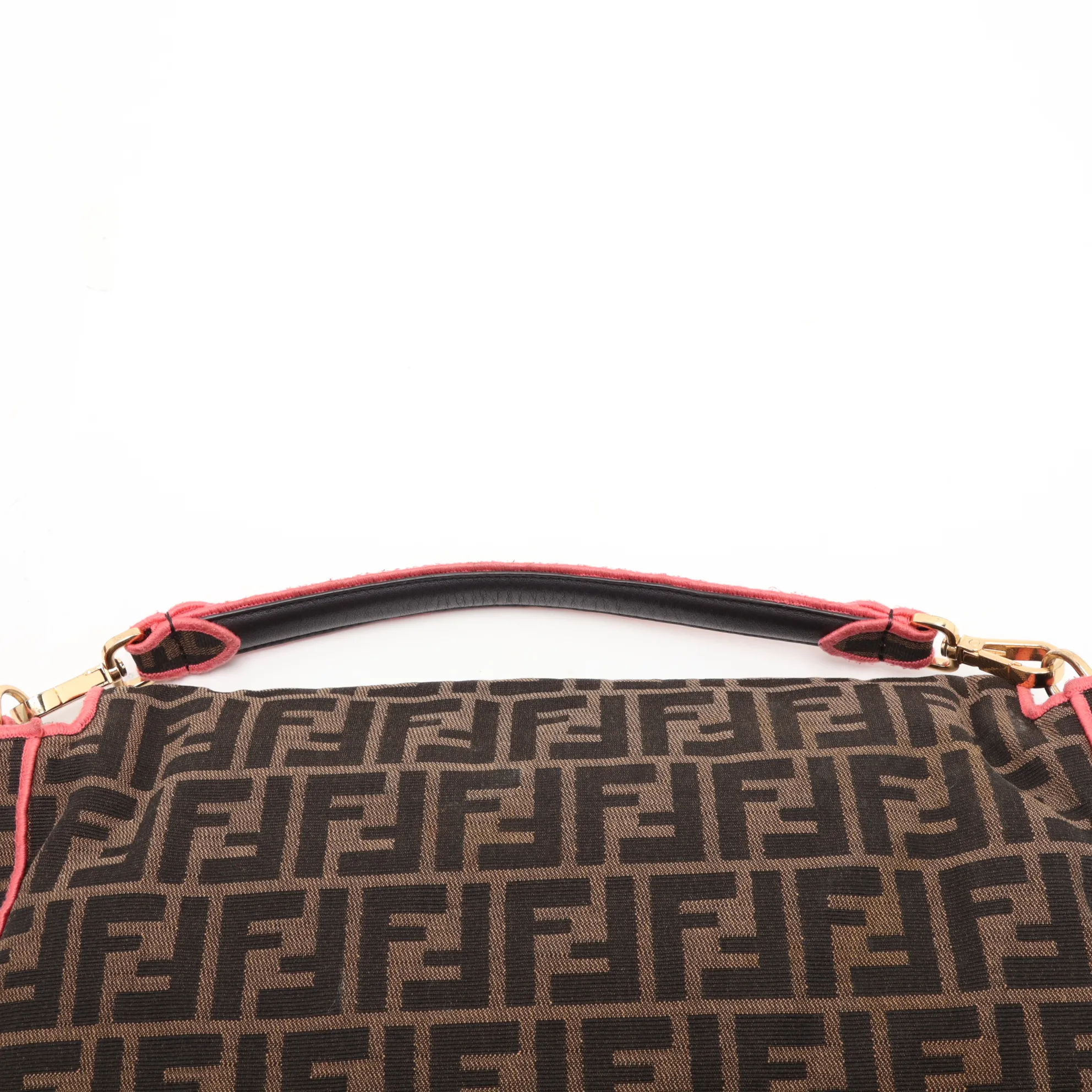Zucca Mamma Bucket 8BR771 Canvas 2-Way Shoulder Bag Brown — view 6