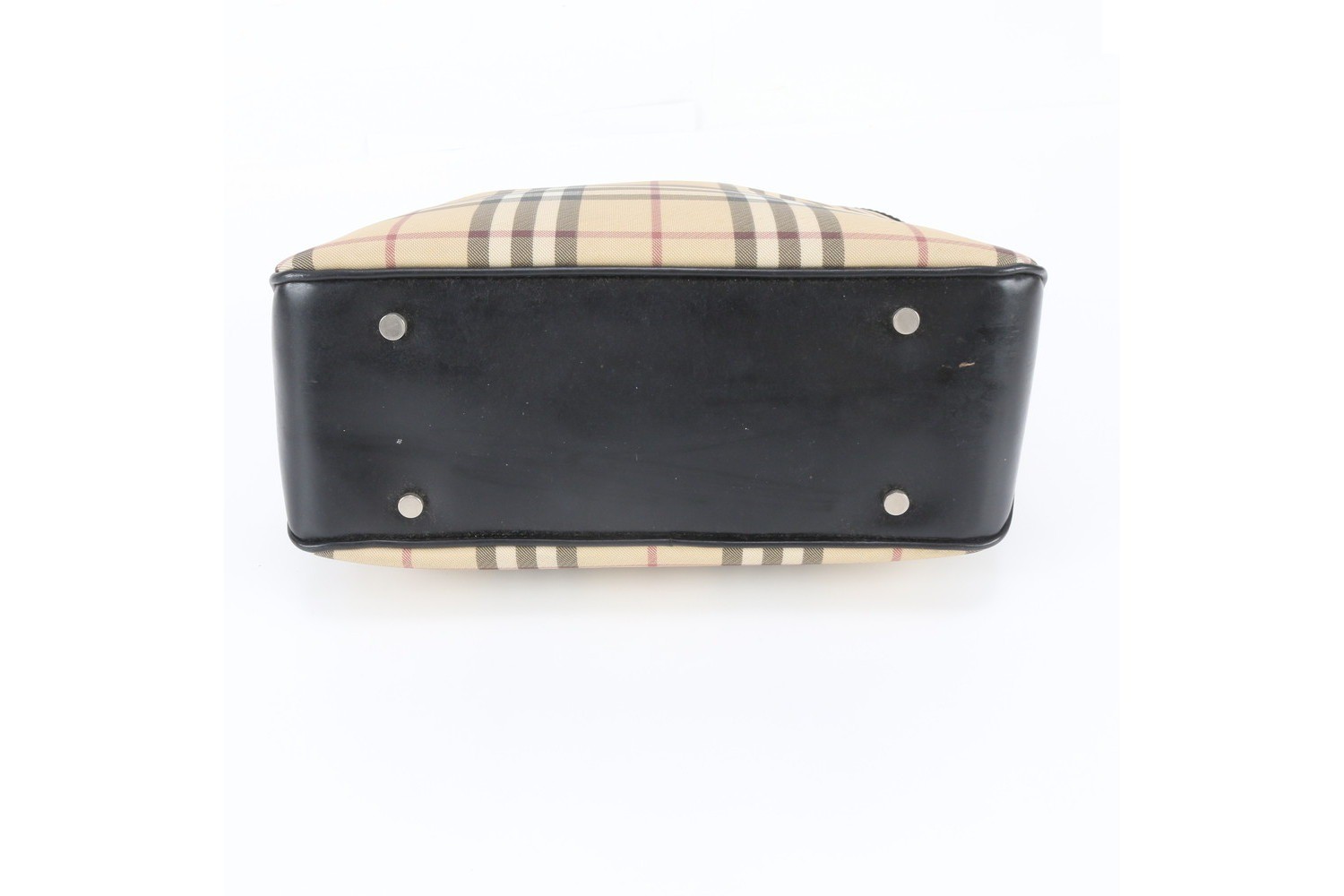Nova Check Leather Tote Bag, Shoulder Bag — view 6