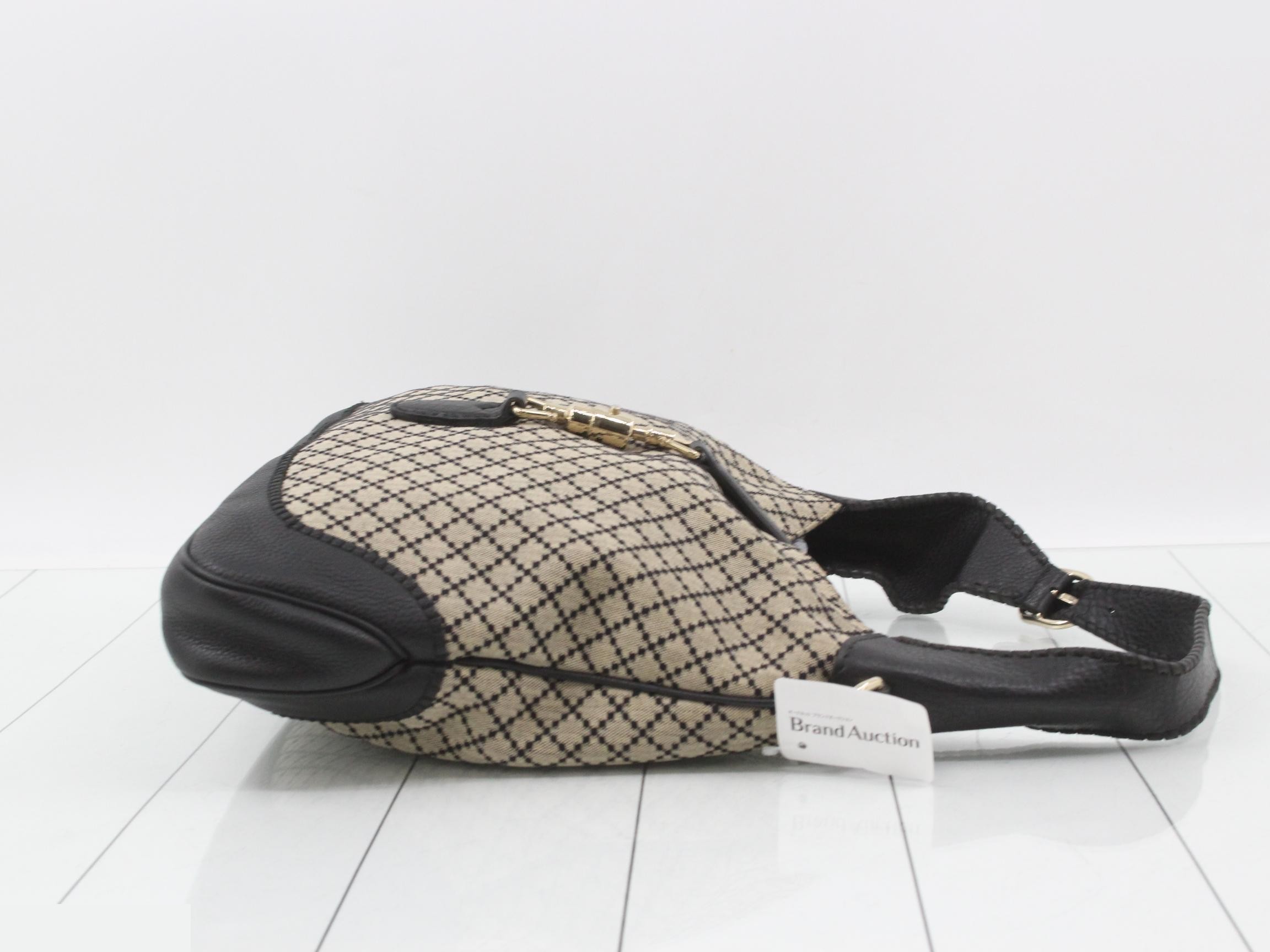 Diamante canvas Hobo Bag — view 3