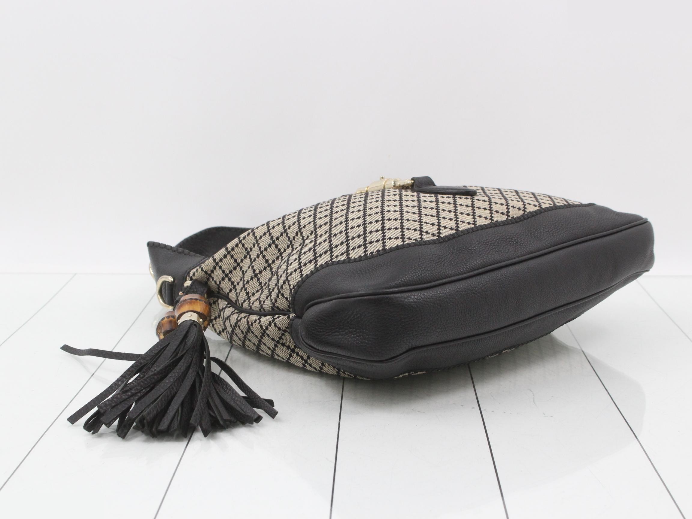 Diamante canvas Hobo Bag — view 5