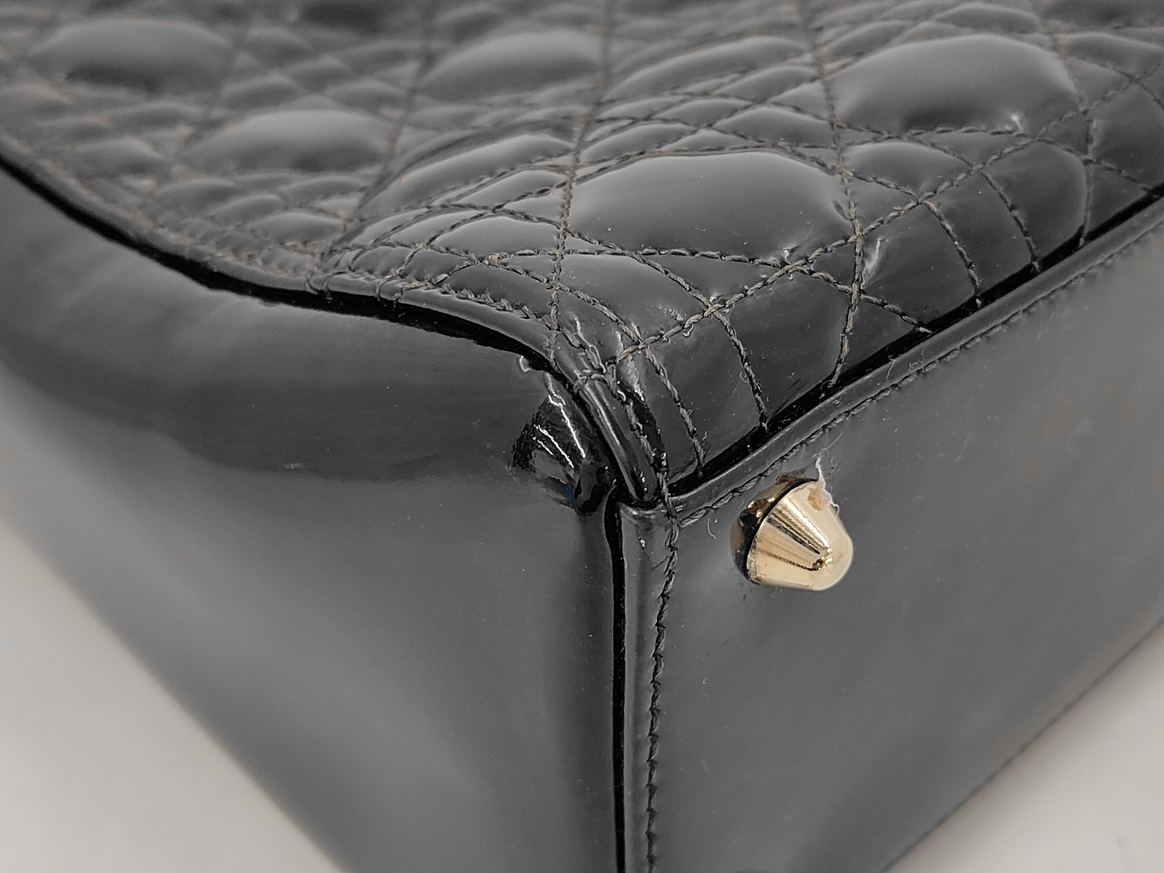 Lady Dior Enamel Lady Handbag — view 6