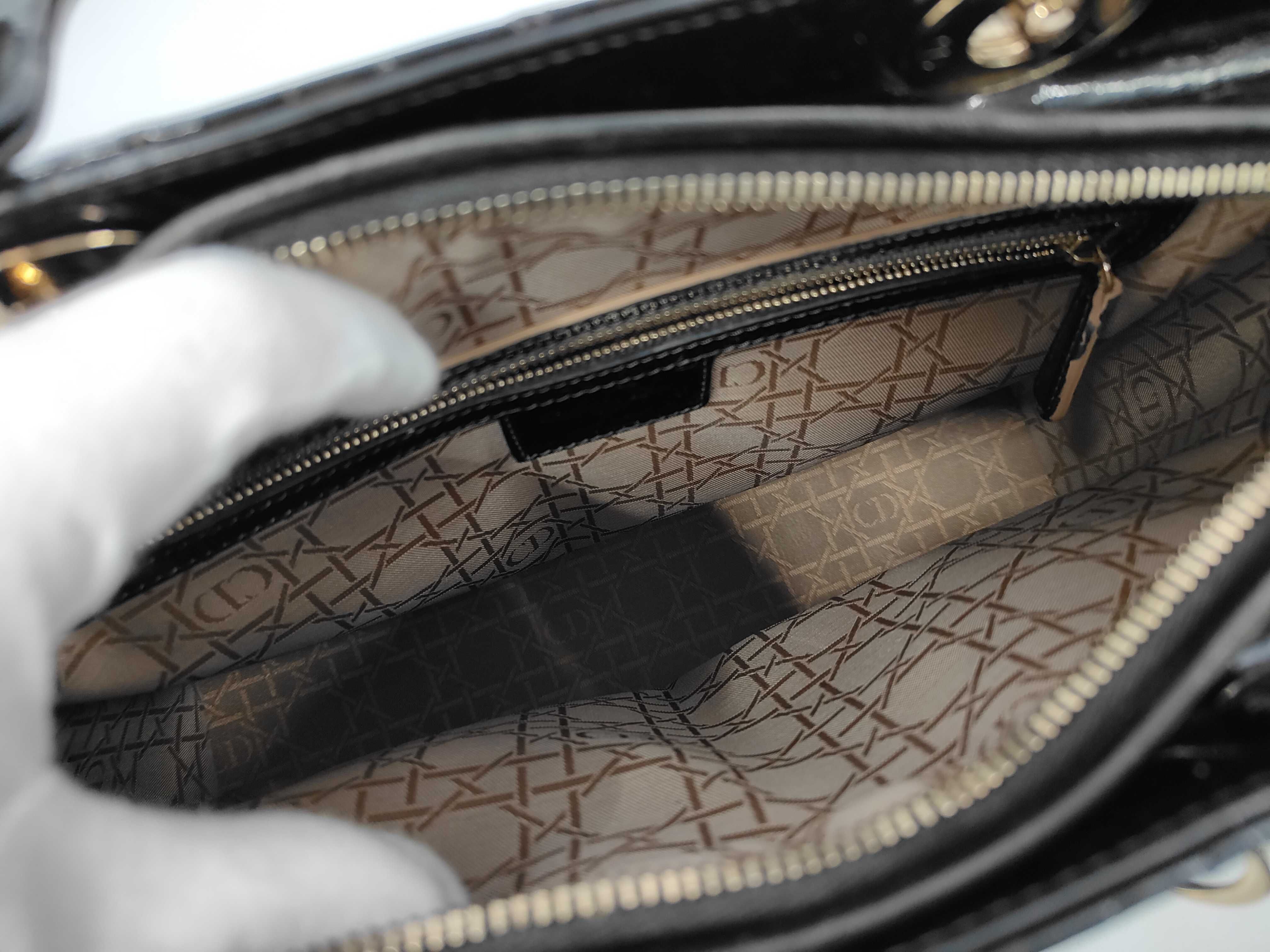 Lady Dior Enamel Lady Handbag — view 8