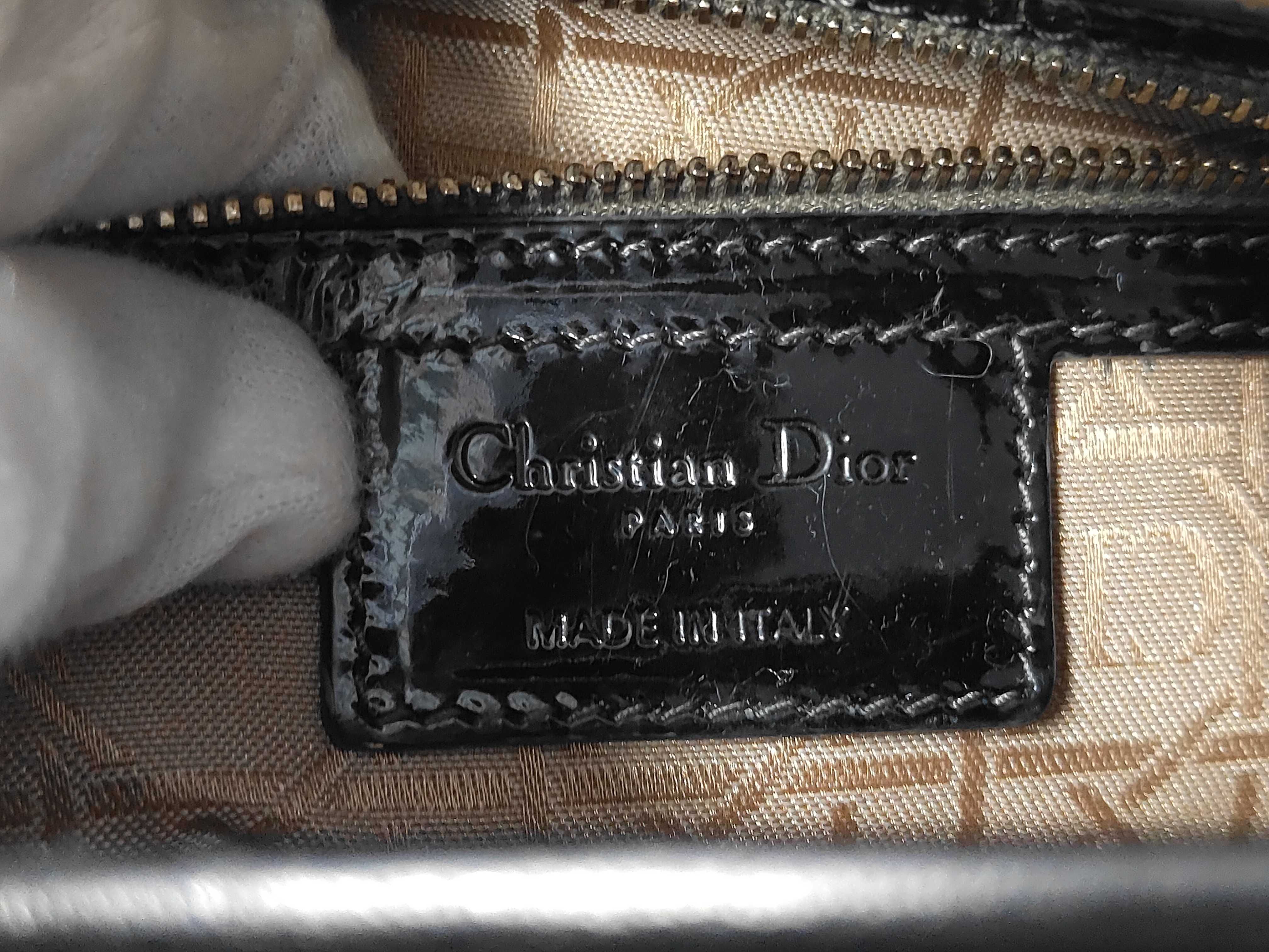 Lady Dior Enamel Lady Handbag — view 9