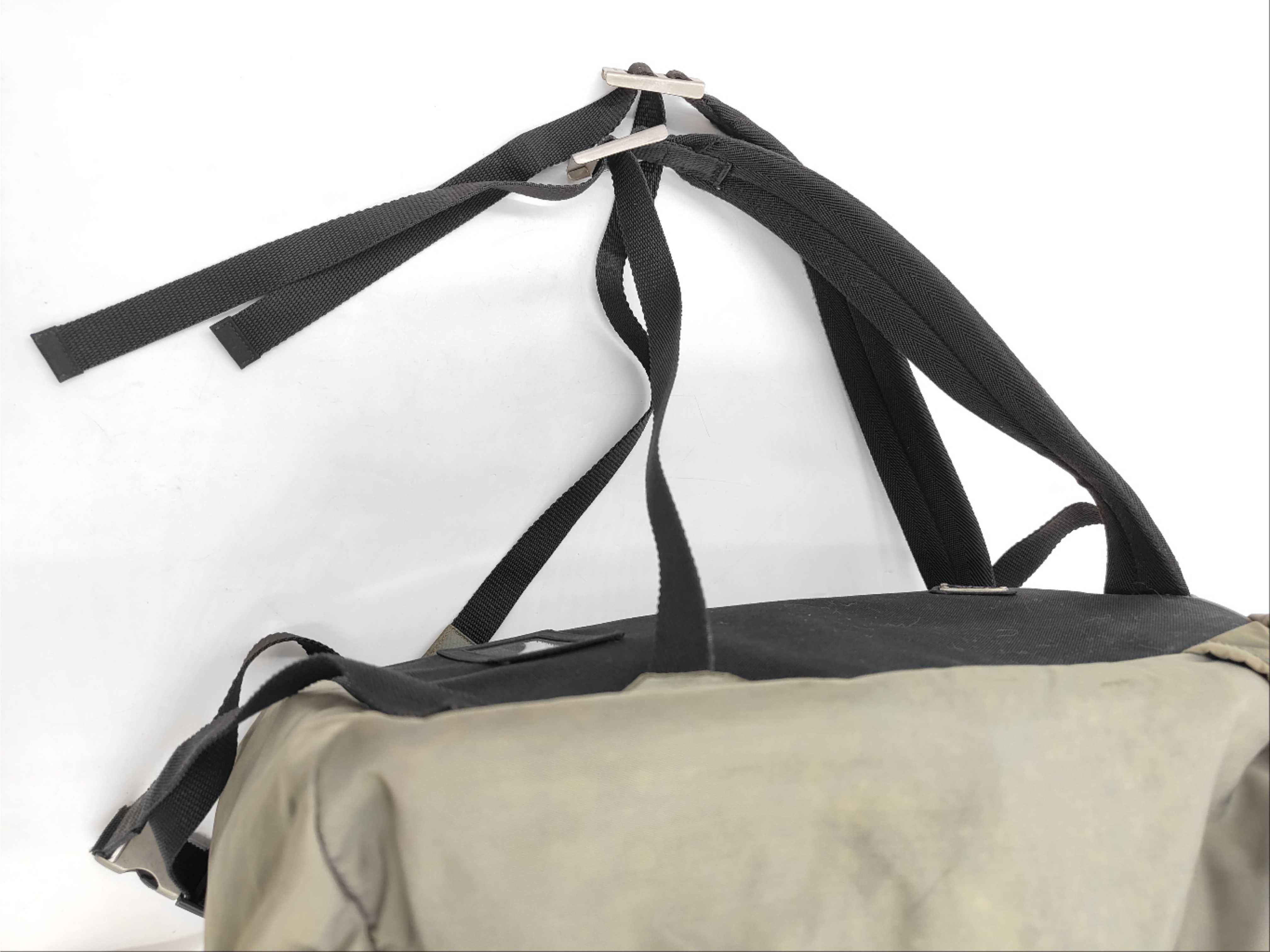 Tessuto Backpack with Triangle Logo, Nylon, Other Accessories — view 3
