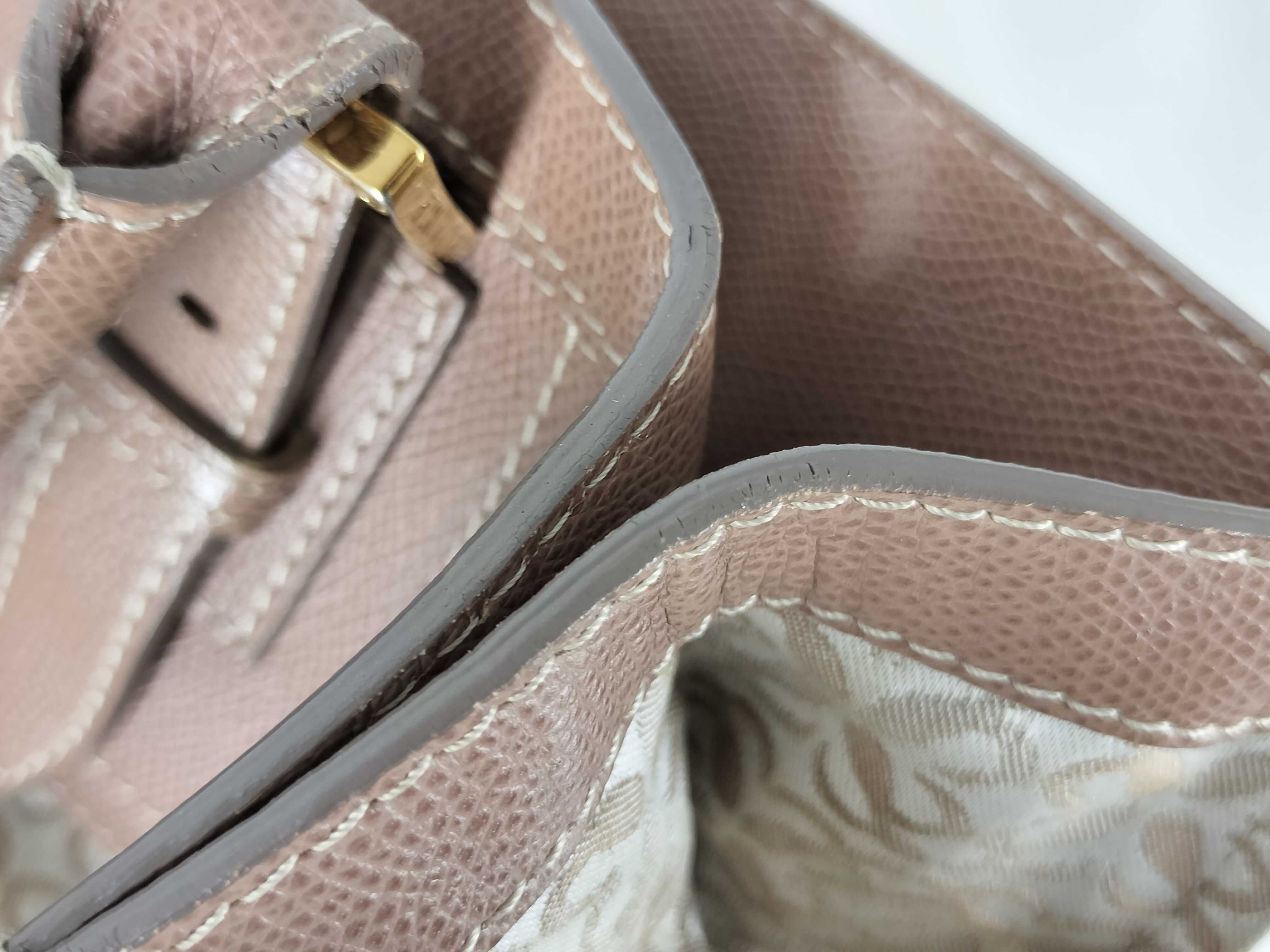 New Road Line Canvas Tote Bag, Pink Beige — view 15