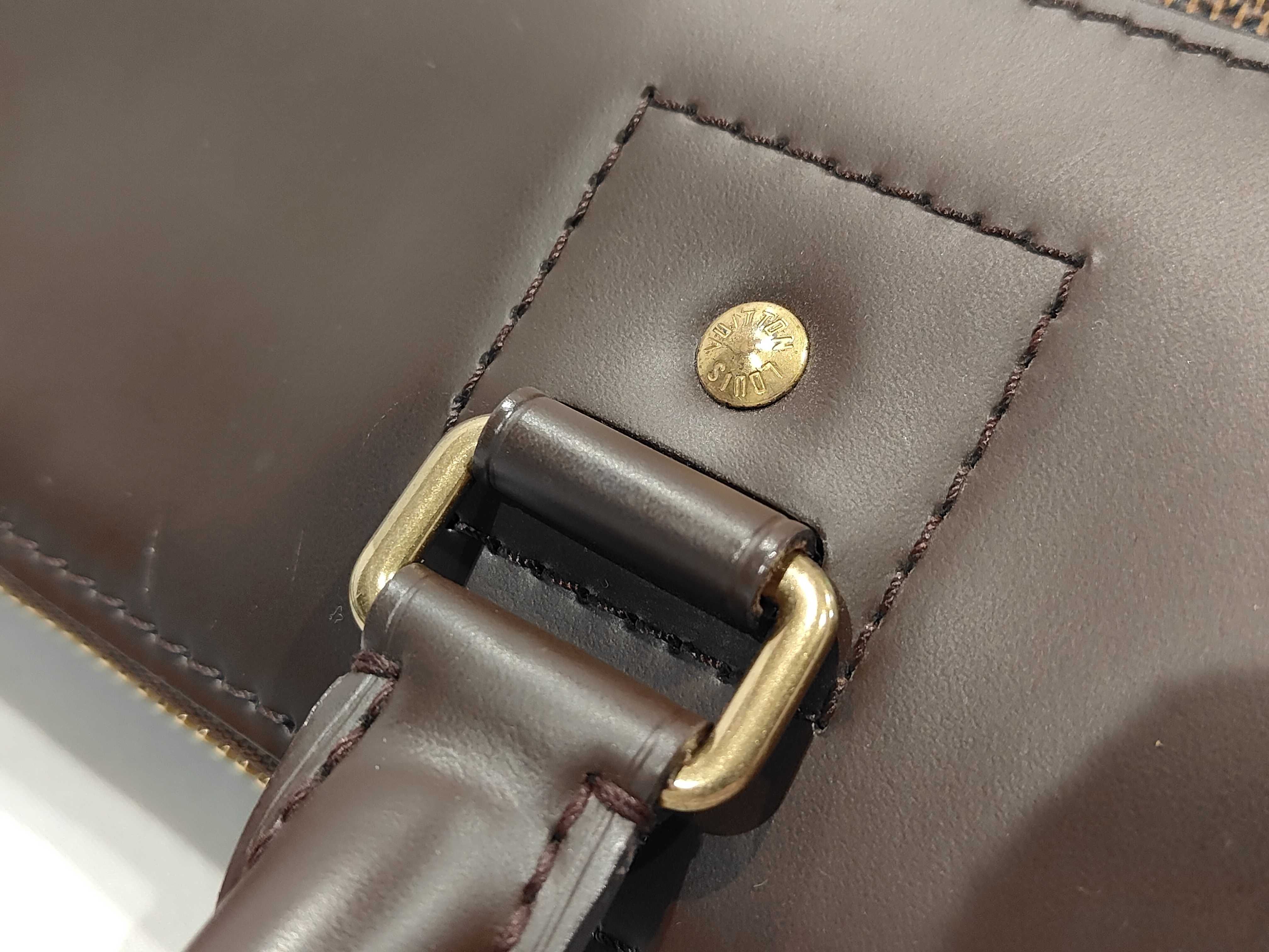 Damier Greenwich Boston Bag — view 9