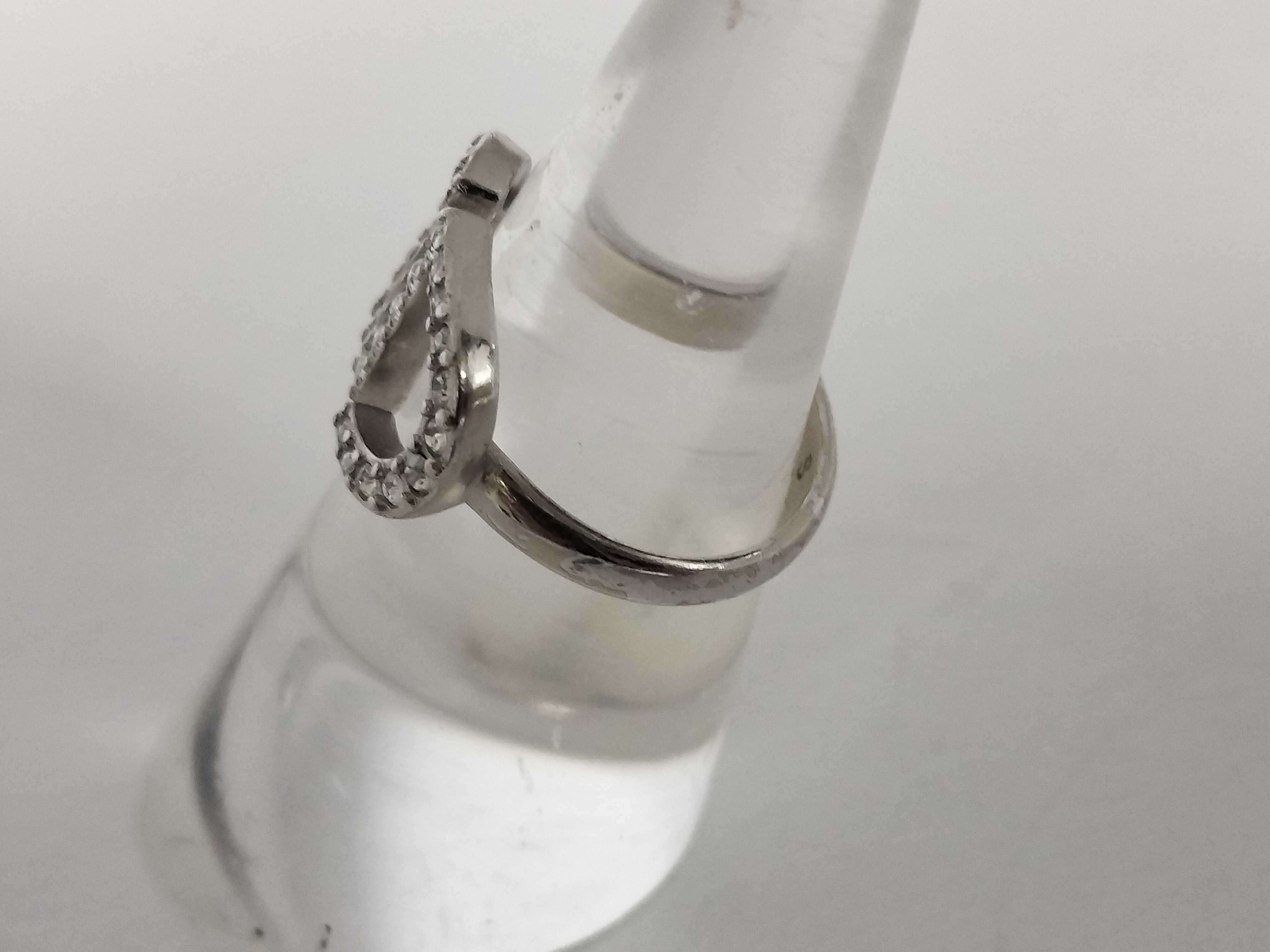Silver/Stone/CD Logo Ring — view 2