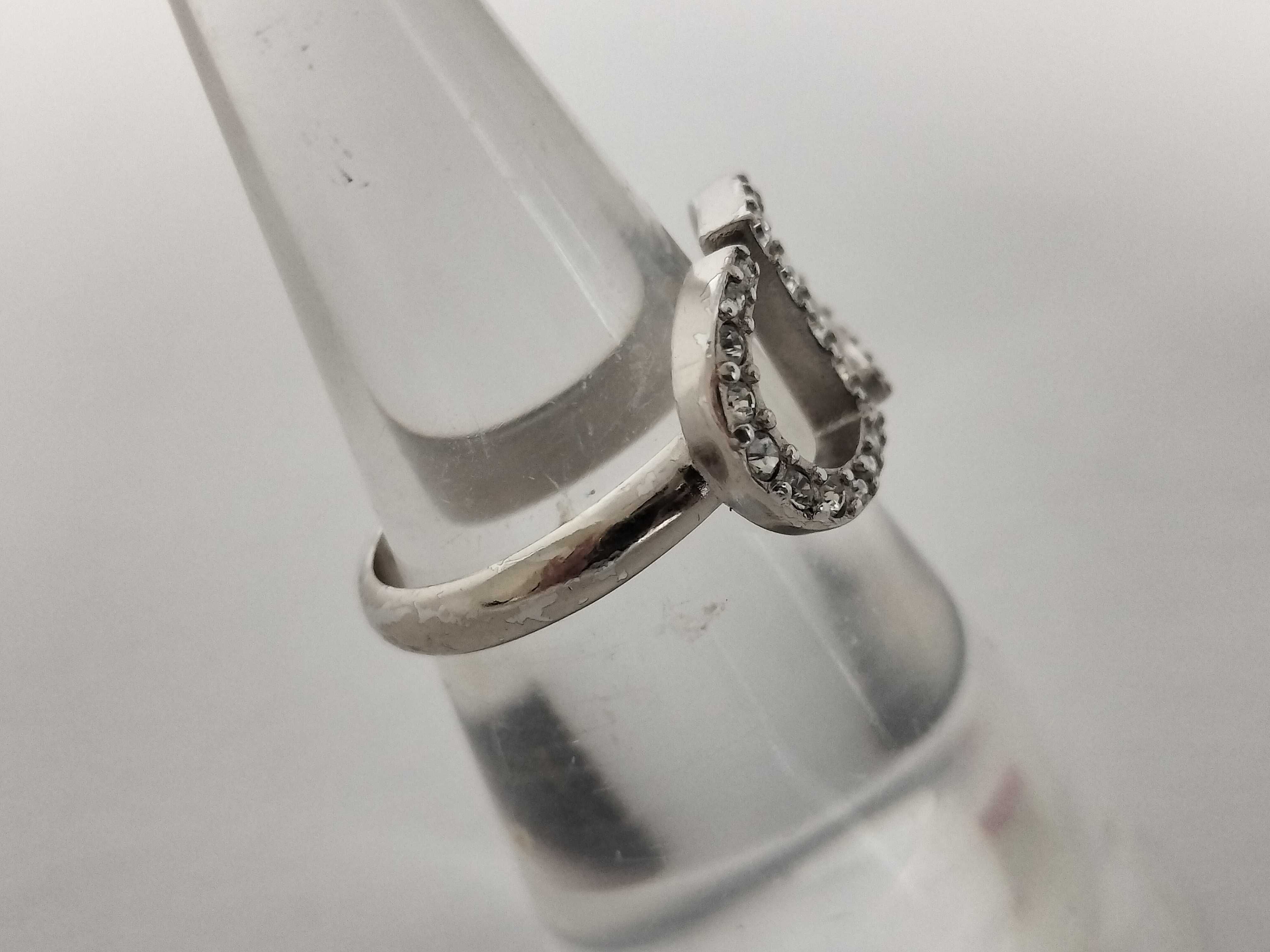 Silver/Stone/CD Logo Ring — view 3