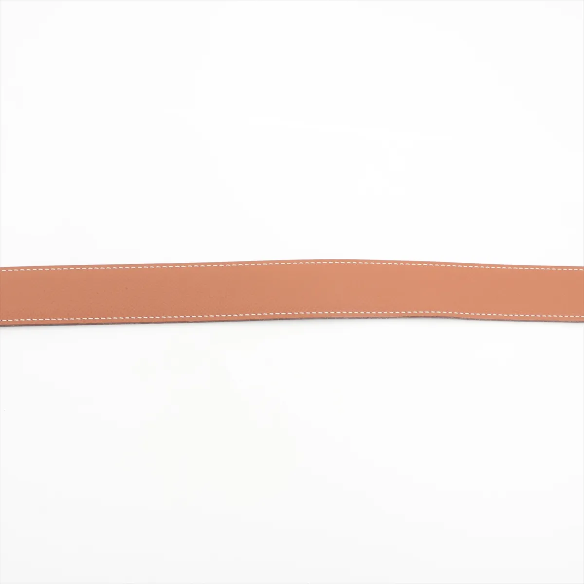 H-belt B stamp: 1998 Belt 80 Leather Black x Brown — view 4
