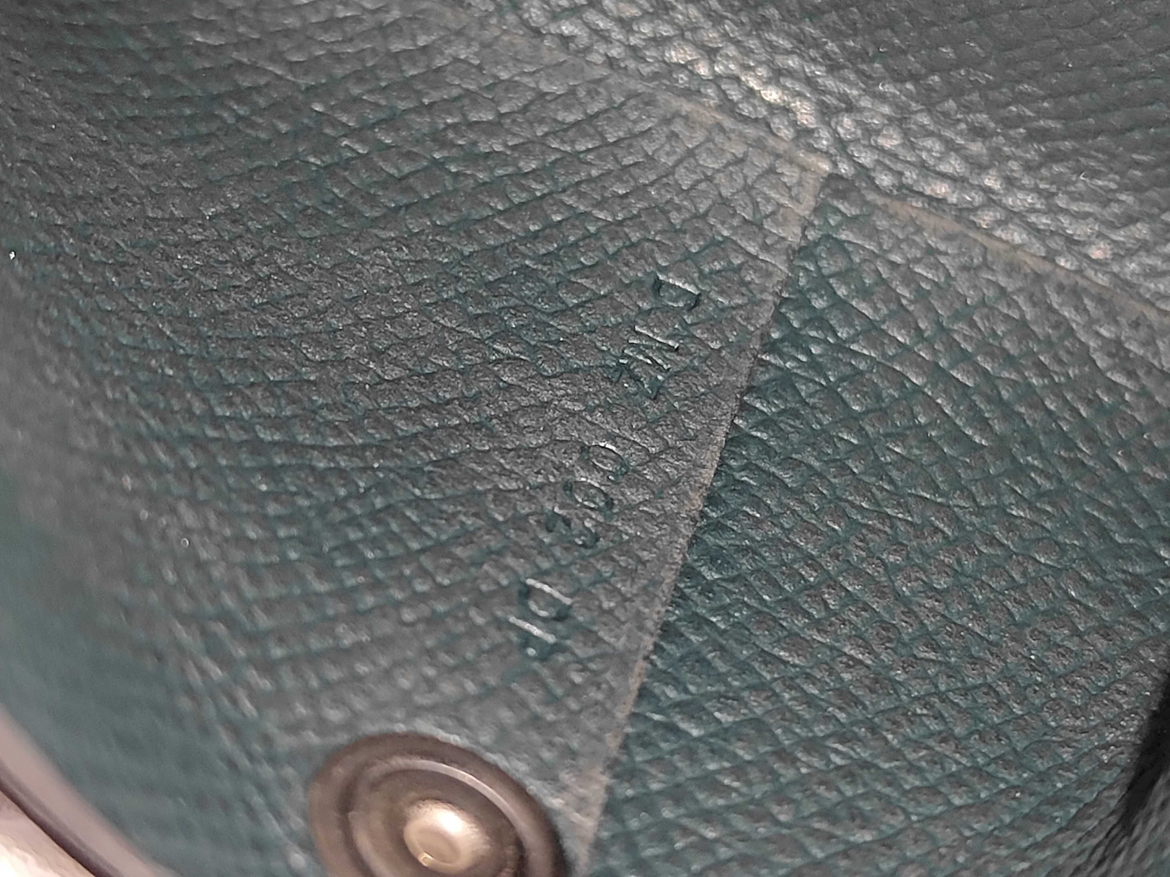Bastia Epsom Dark Green Silver Hardware D Stamp Coin Case — view 6