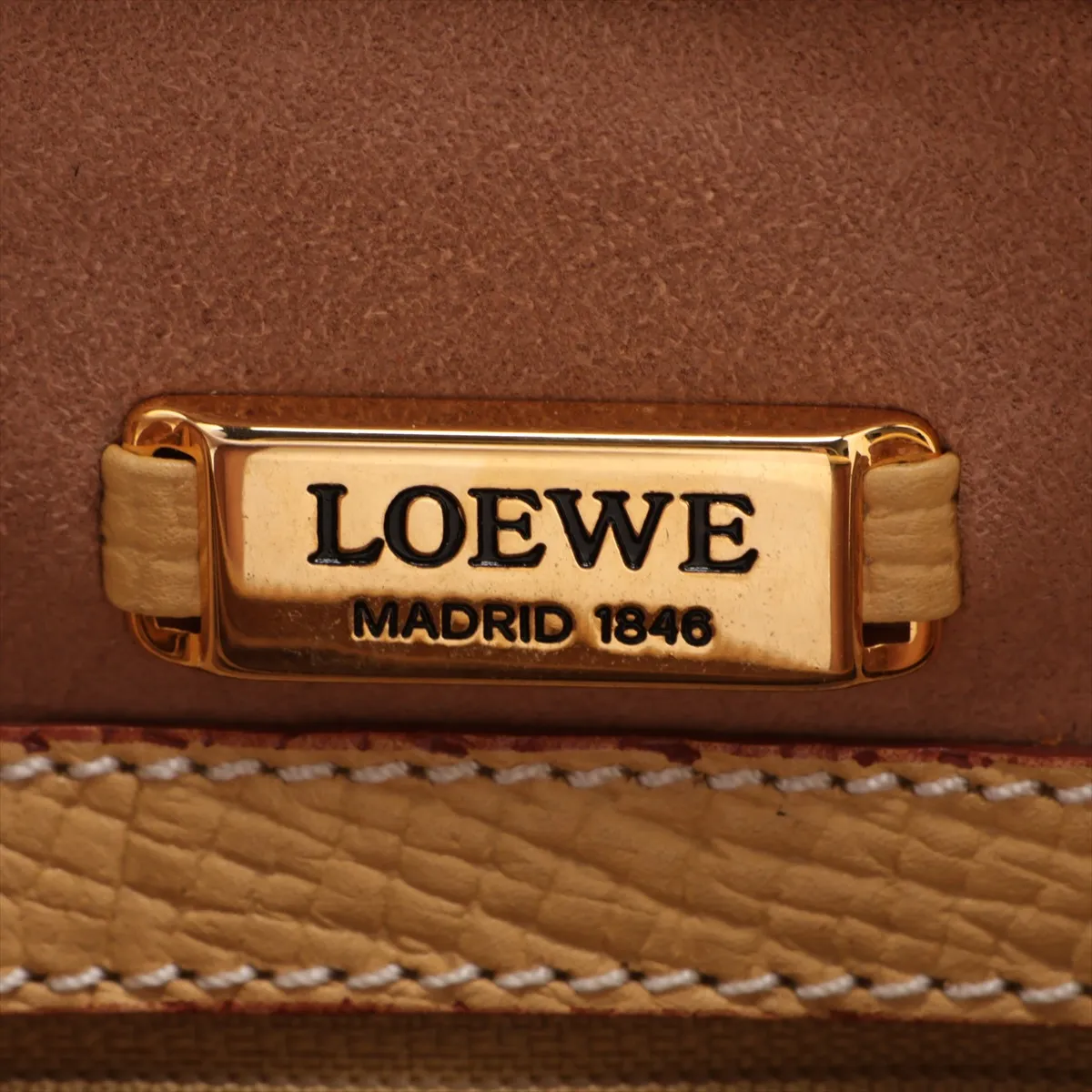leather handbag, yellow — view 10