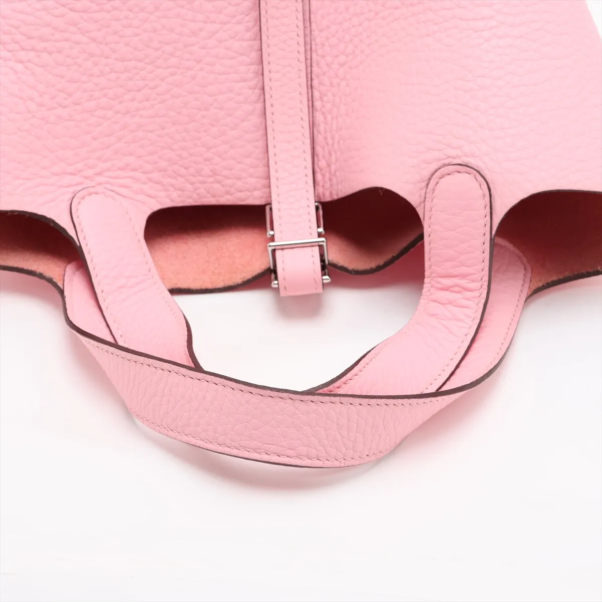 Picotin Lock 18 PM, Taurillon Clemence leather, Rose Sakura, Silver hardware, Z: 2021 — view 5