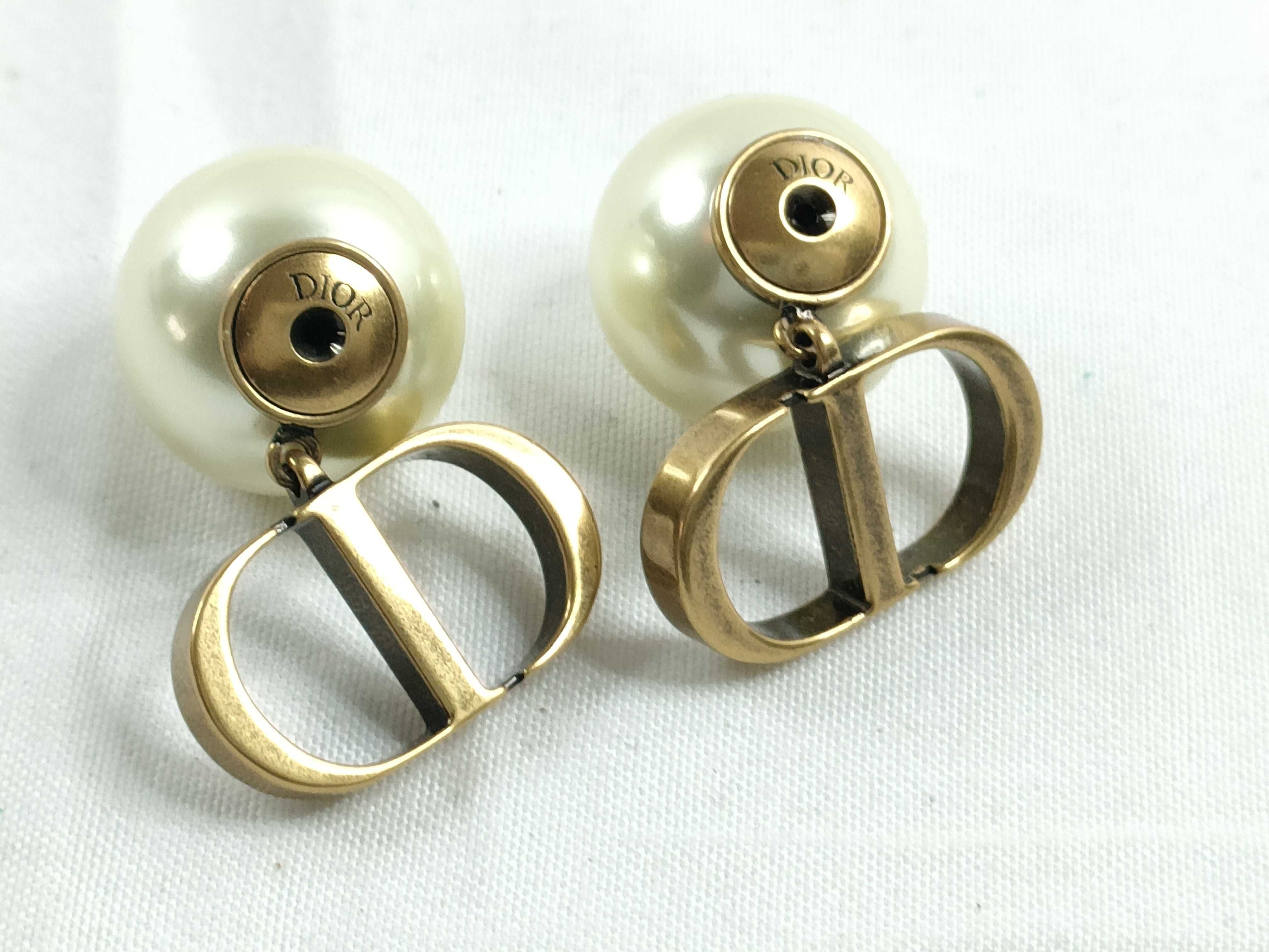 Tribal Pearl Earrings — view 6