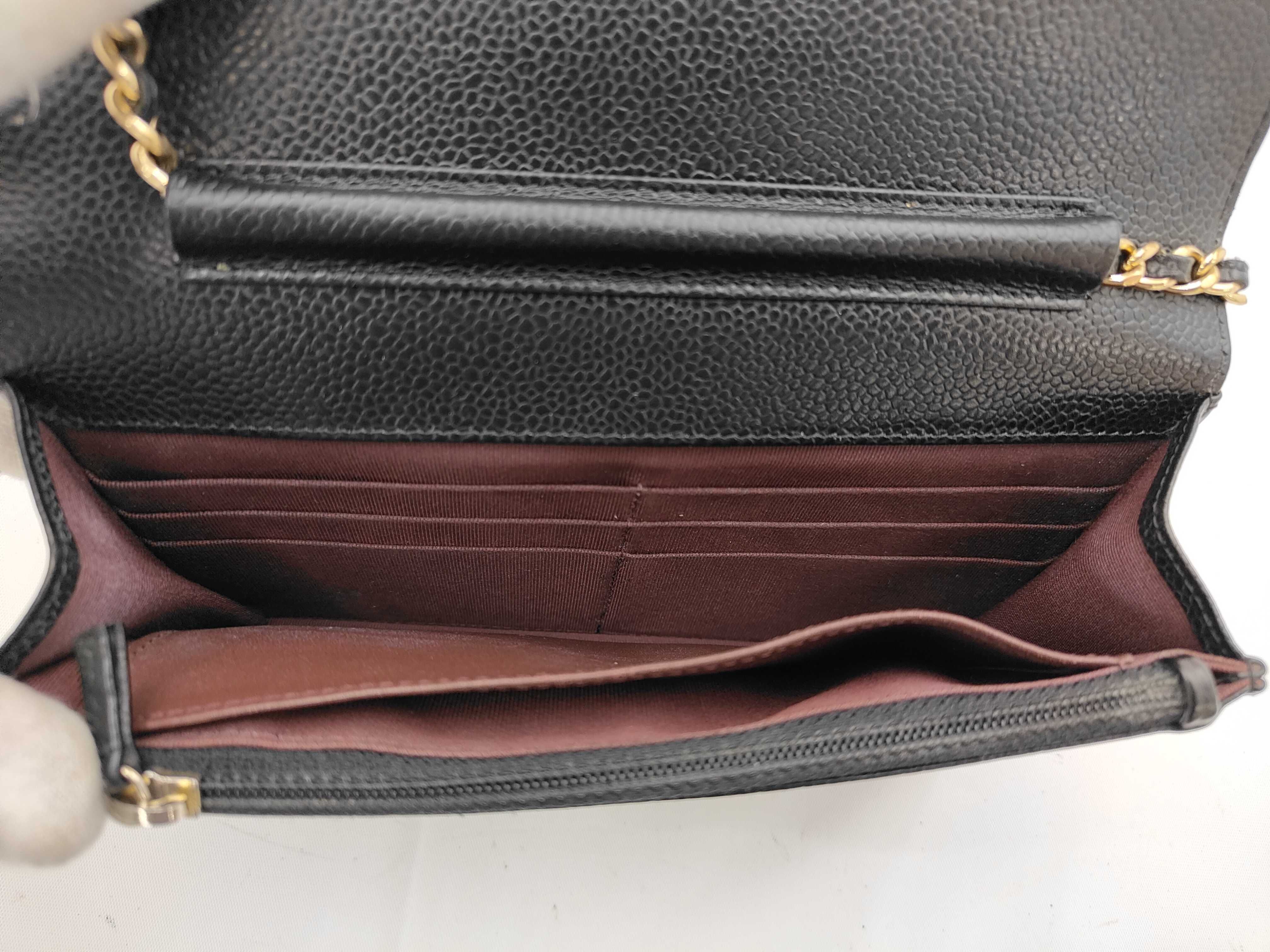 Matelassé Chain Wallet, Caviar Leather, Series 26 (26332673), Black Shoulder Bag — view 10