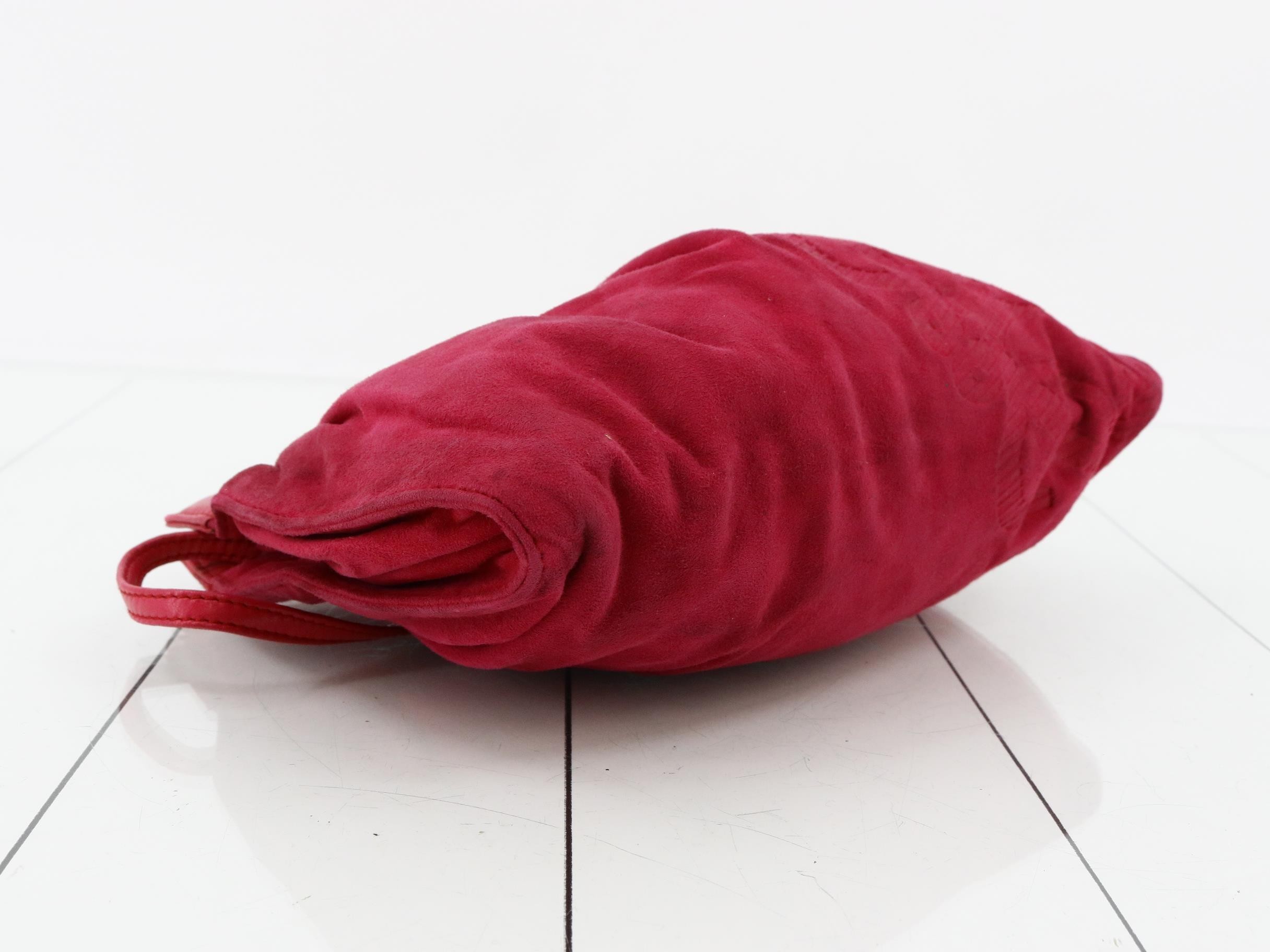 Anagram Velour Shoulder Bag — view 5