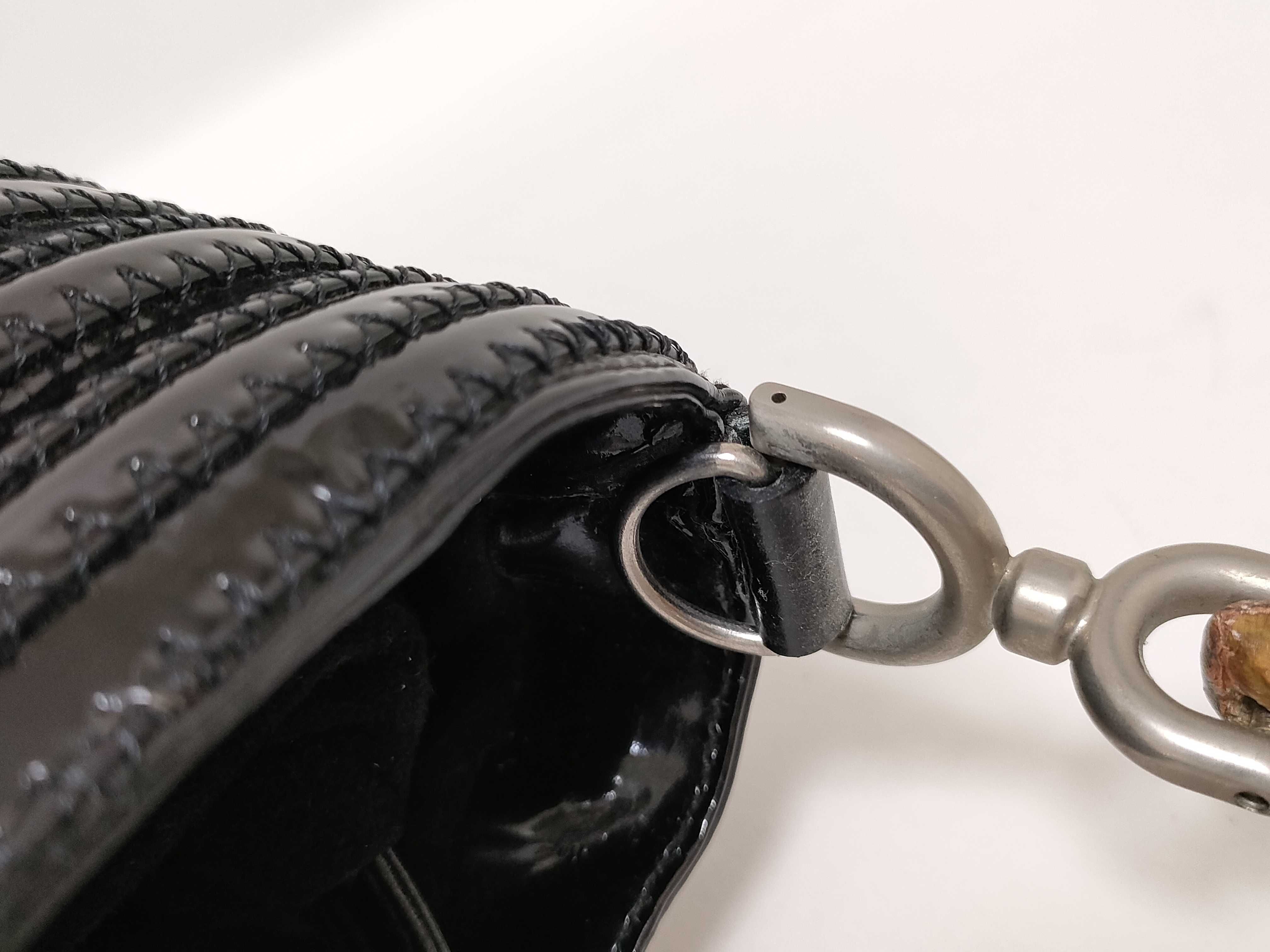 Bamboo OLD / Bamboo Handle Basket Bag / -- / BLK / 001・1014・1722 Handbag — view 5