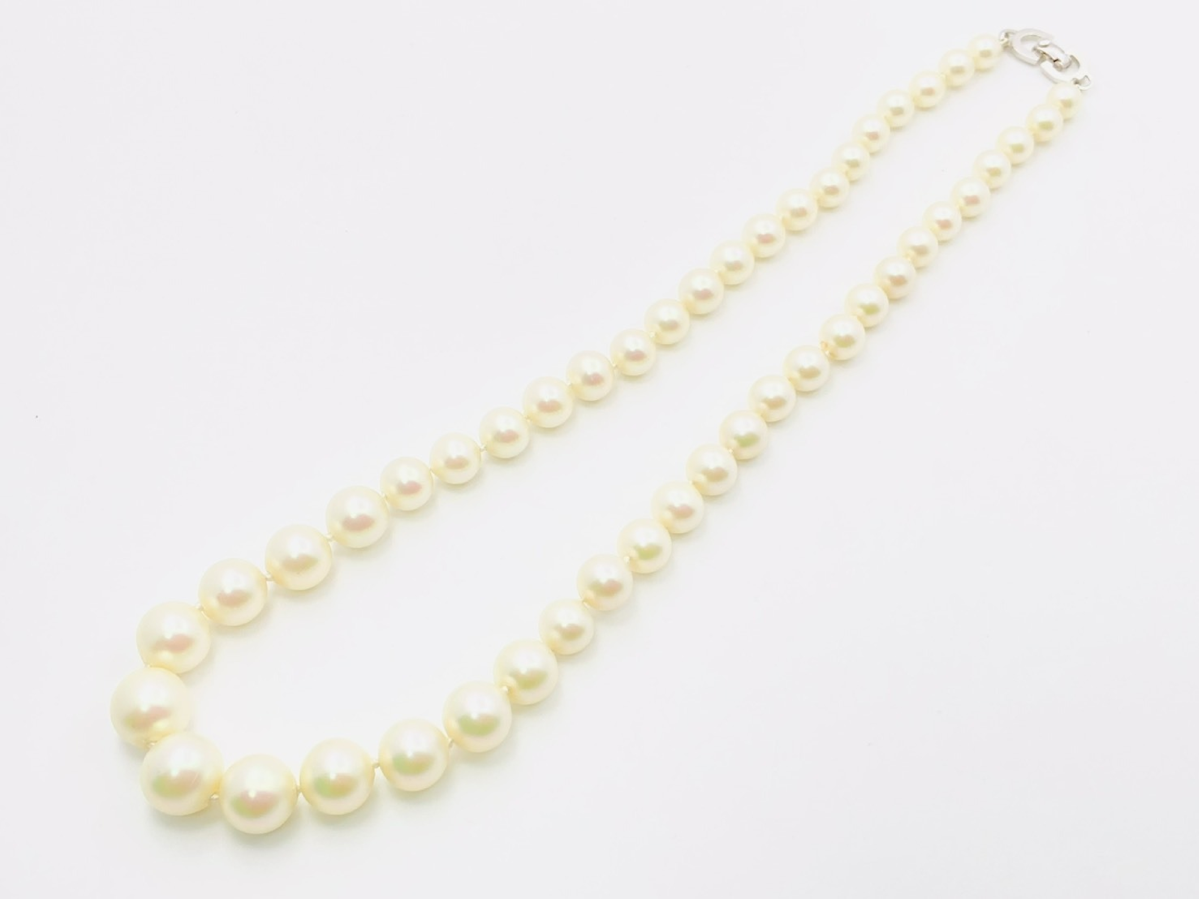 Faux Pearl Gradient Necklace — view 2