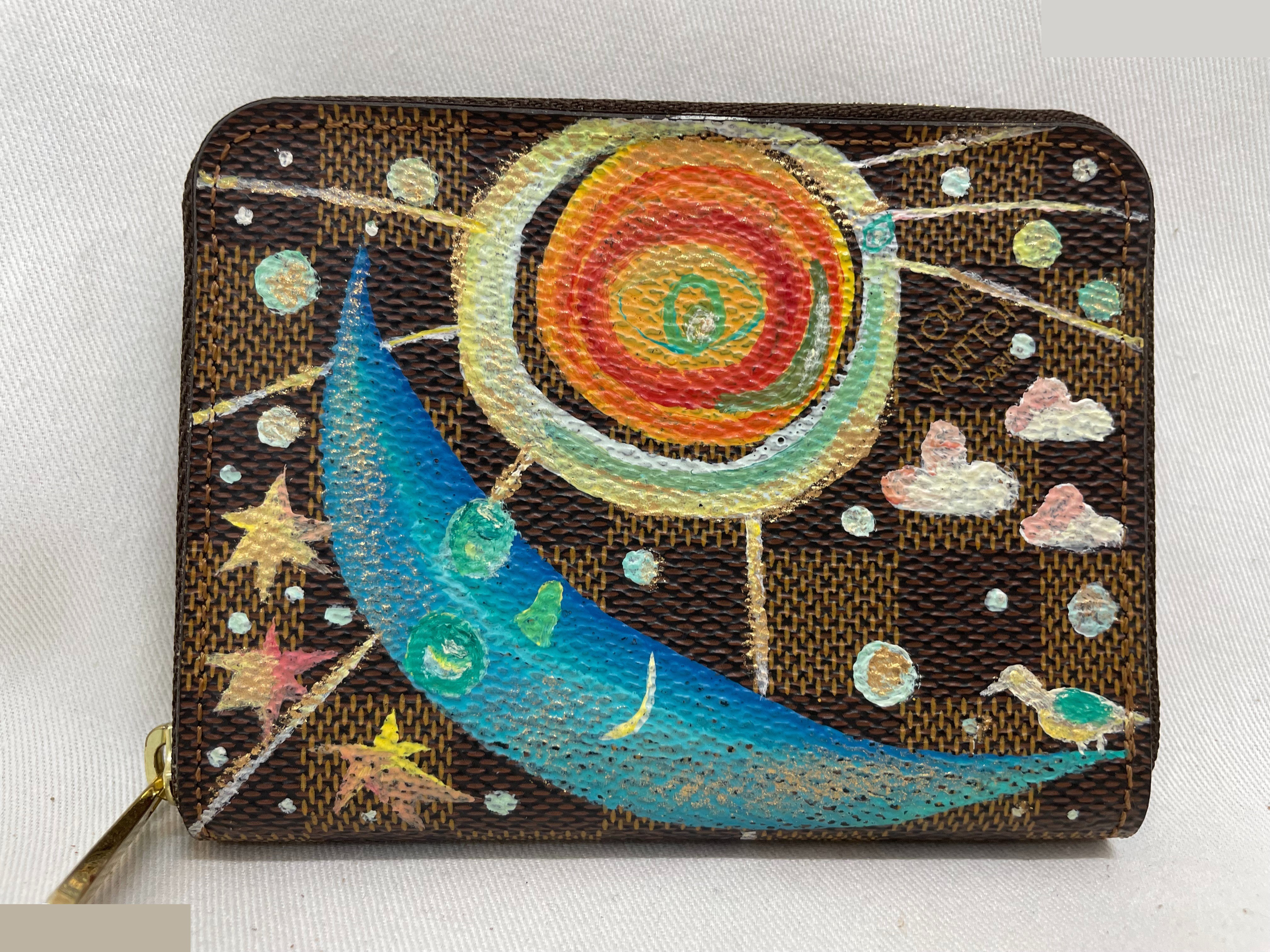 Zippy Coin Purse, Brown — view 2