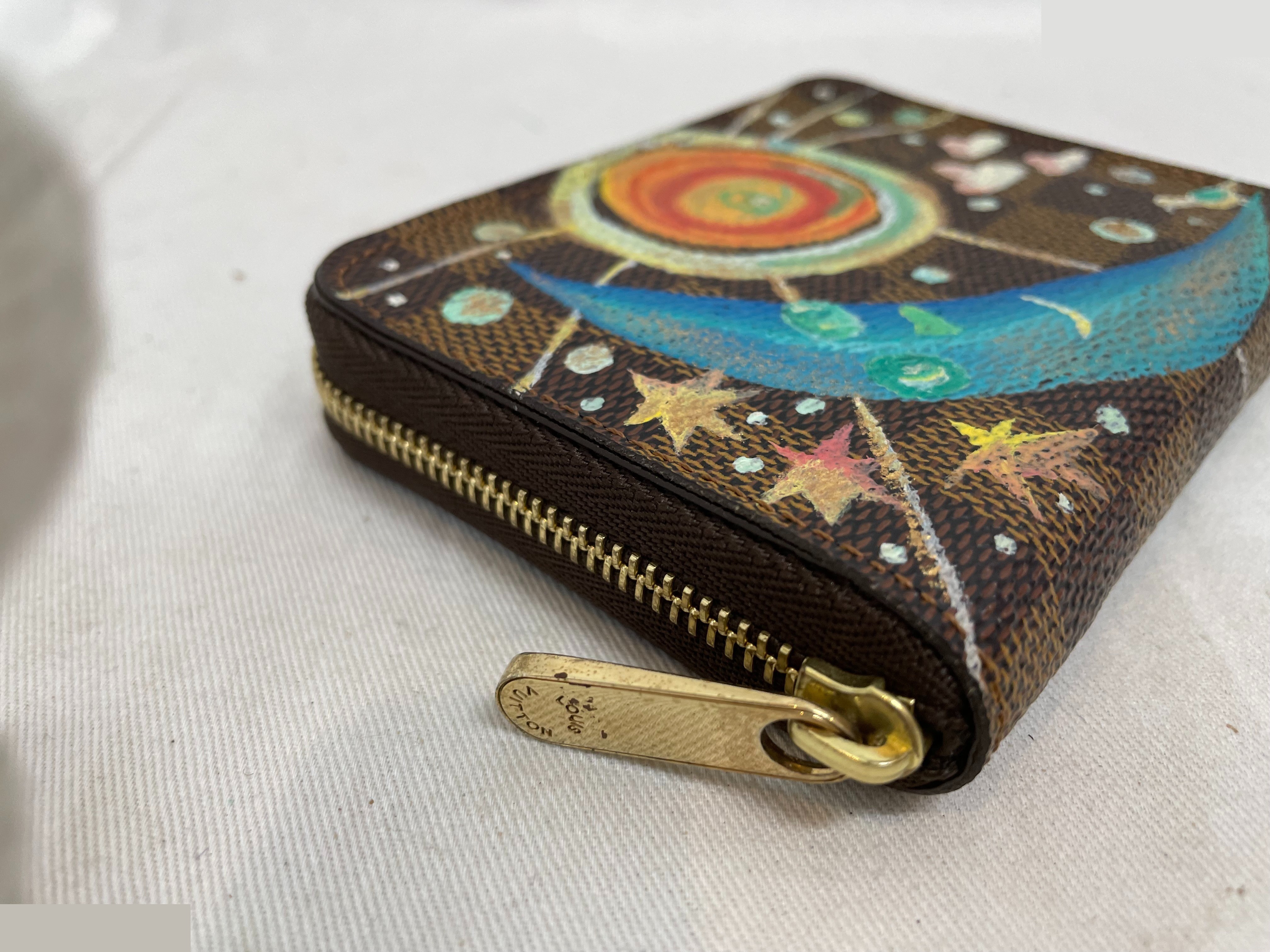 Zippy Coin Purse, Brown — view 4