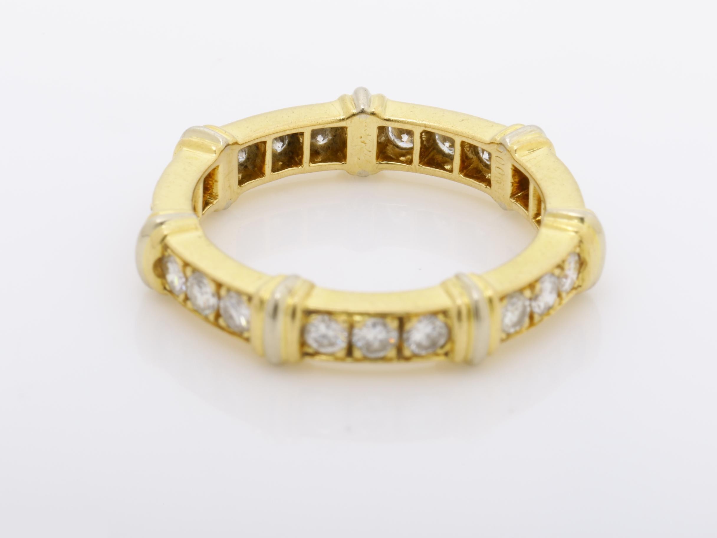 Contessa Full Diamond Ring, 750YG, 4.3g, #52 — view 4