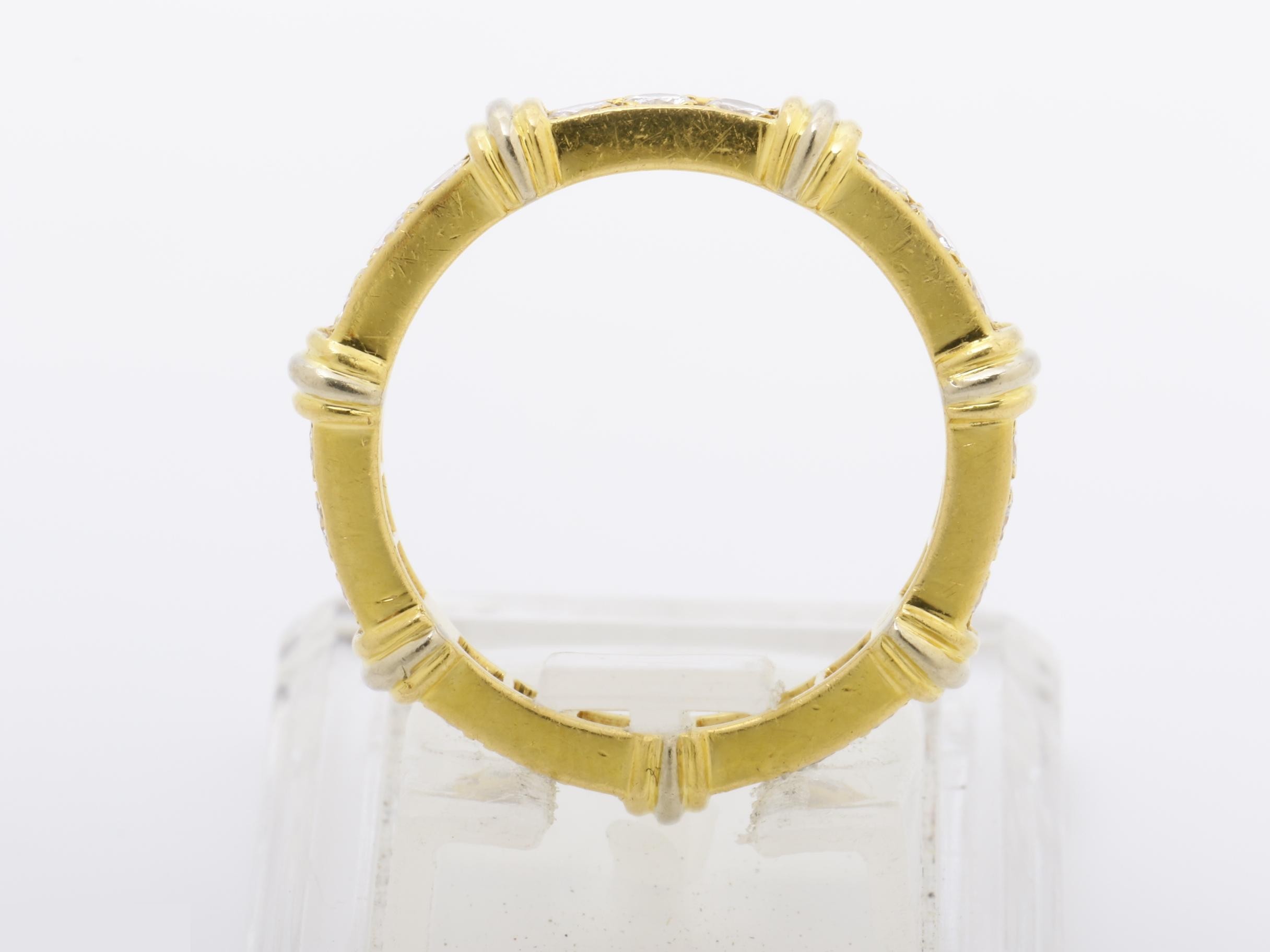 Contessa Full Diamond Ring, 750YG, 4.3g, #52 — view 5