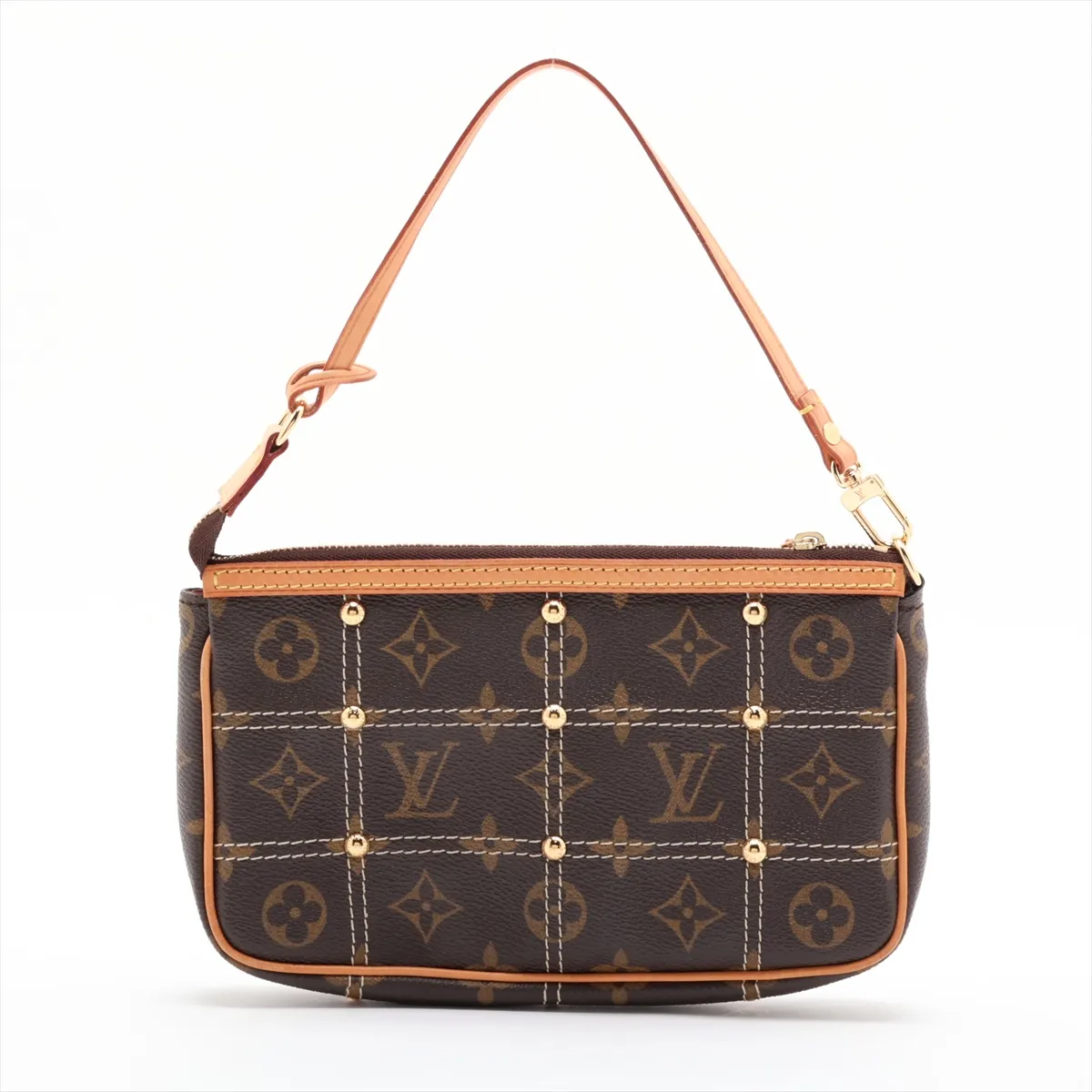 Monogram Rivete Pochette Accessoires M40141 CA0057 Brown — view 2