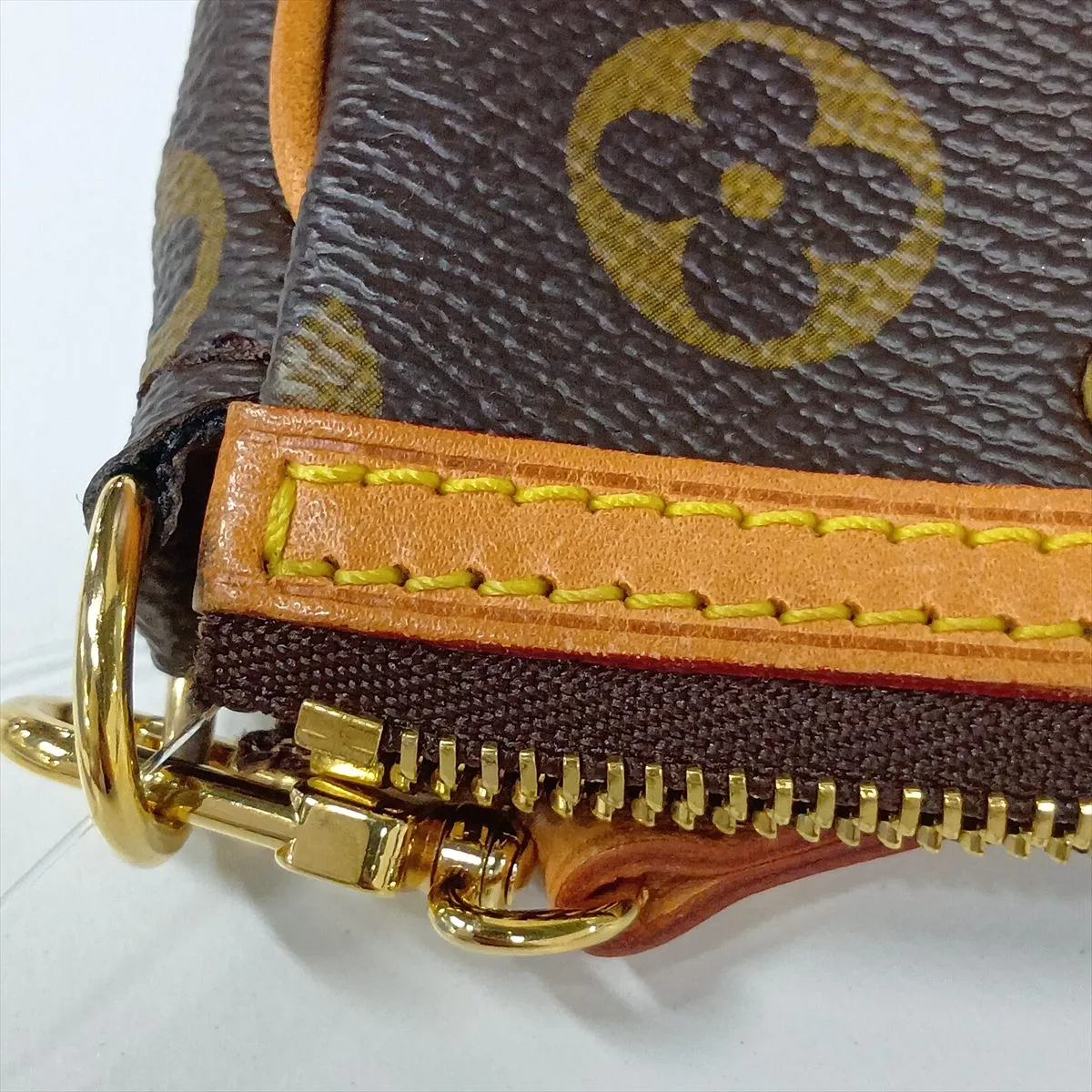 Monogram Rivete Pochette Accessoires M40141 CA0057 Brown — view 12
