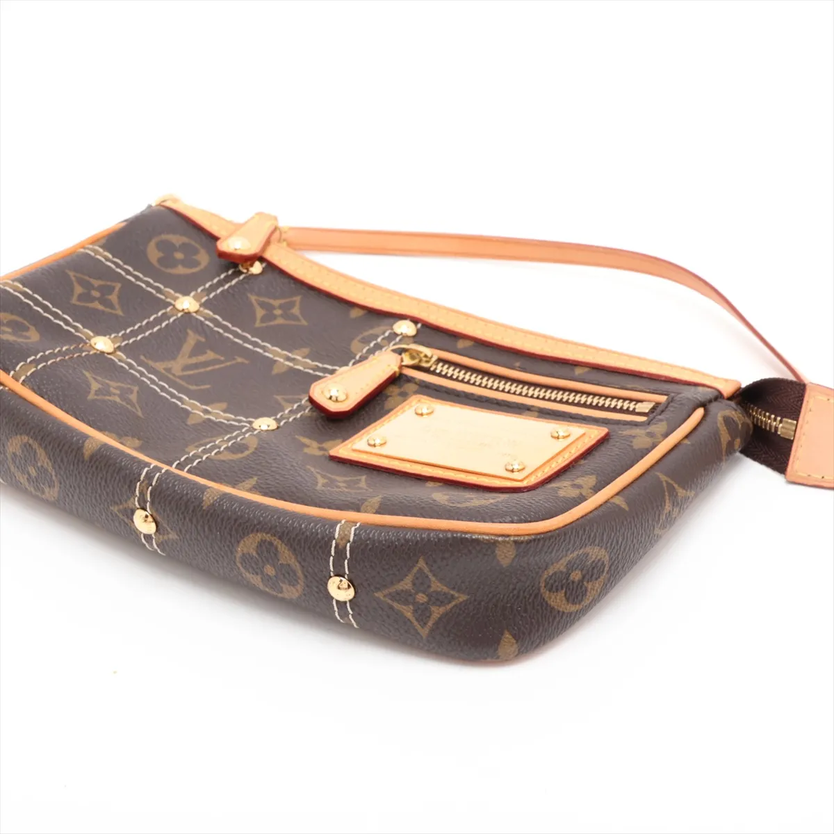 Monogram Rivete Pochette Accessoires M40141 CA0057 Brown — view 3