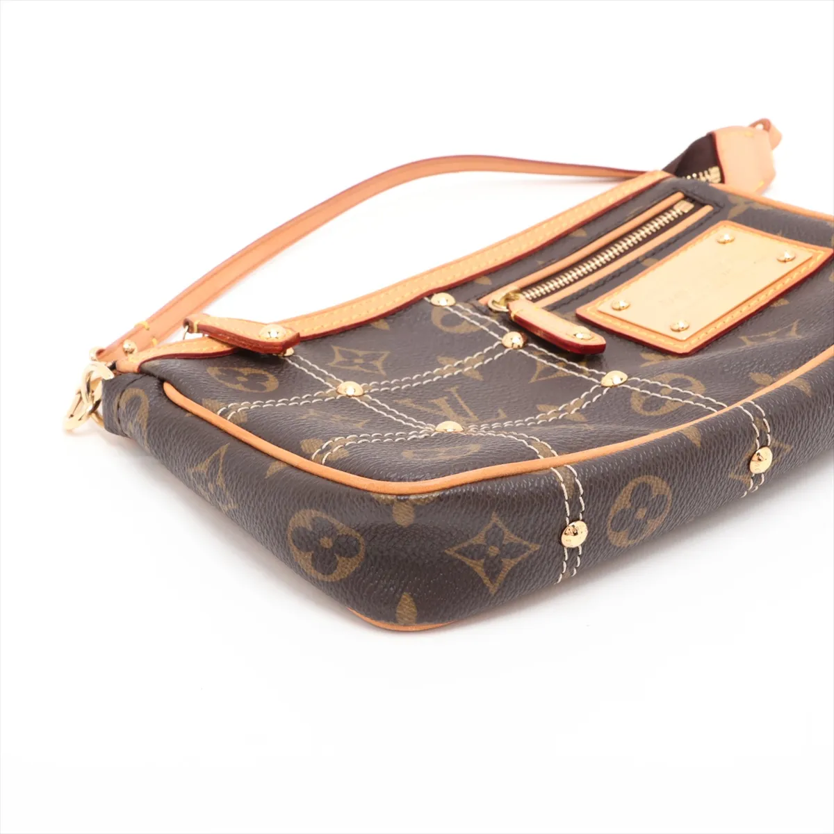 Monogram Rivete Pochette Accessoires M40141 CA0057 Brown — view 4
