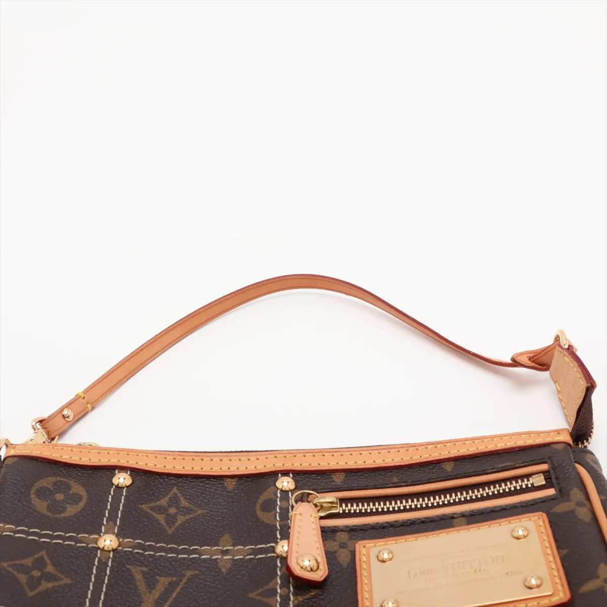 Monogram Rivete Pochette Accessoires M40141 CA0057 Brown — view 6