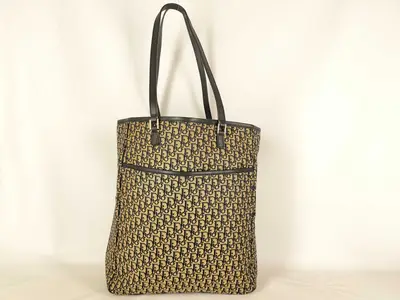Trotter Canvas x Leather Tote Bag