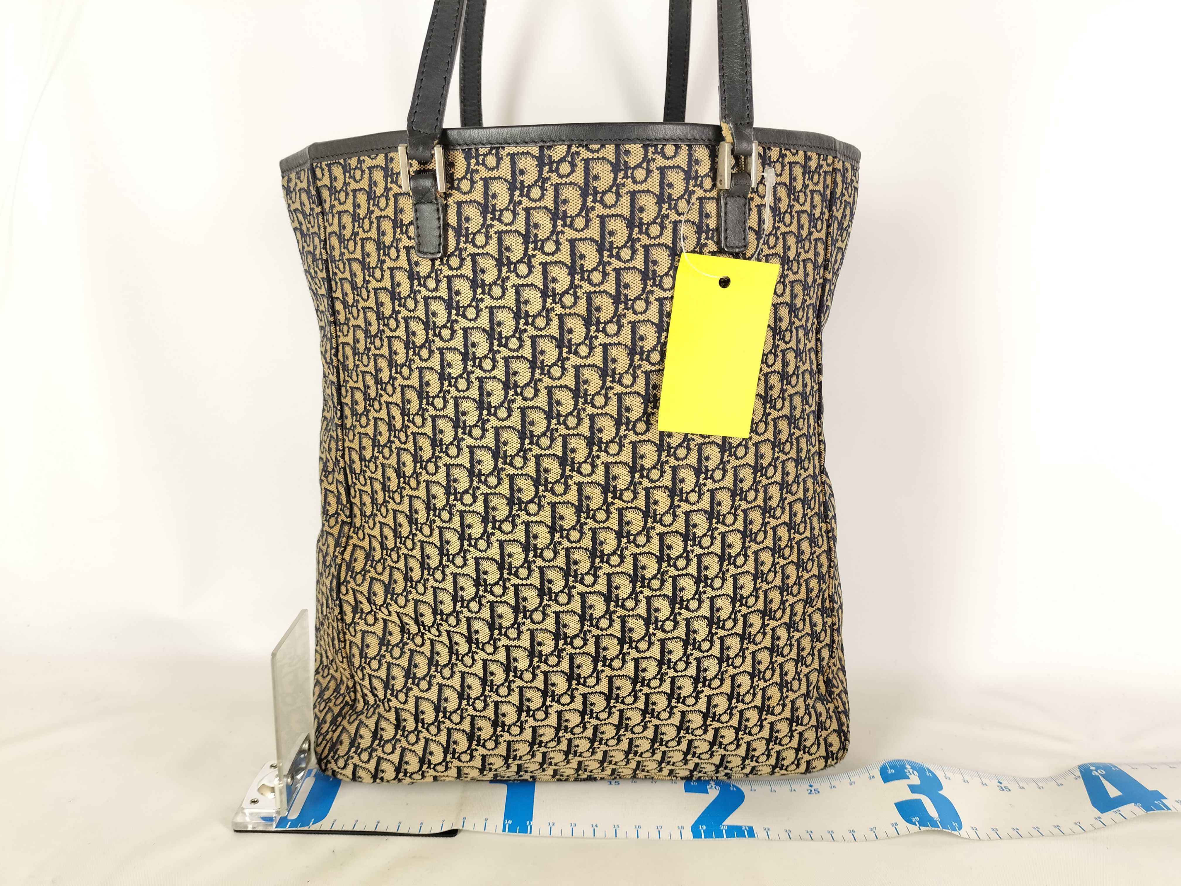 Trotter Canvas x Leather Tote Bag — view 2