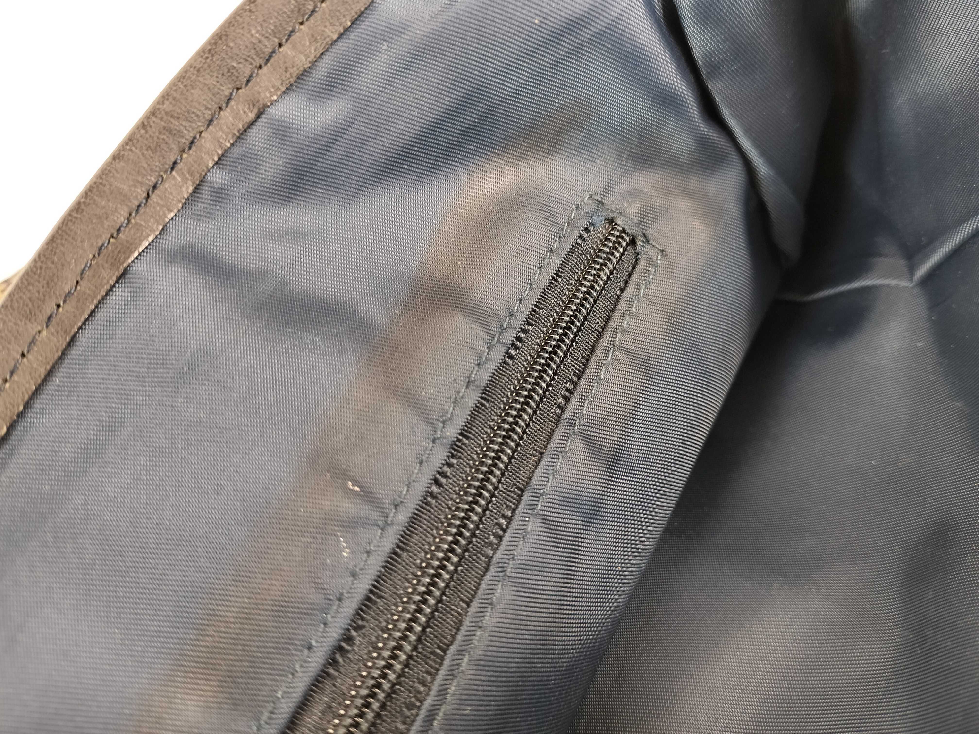 Trotter Canvas x Leather Tote Bag — view 11