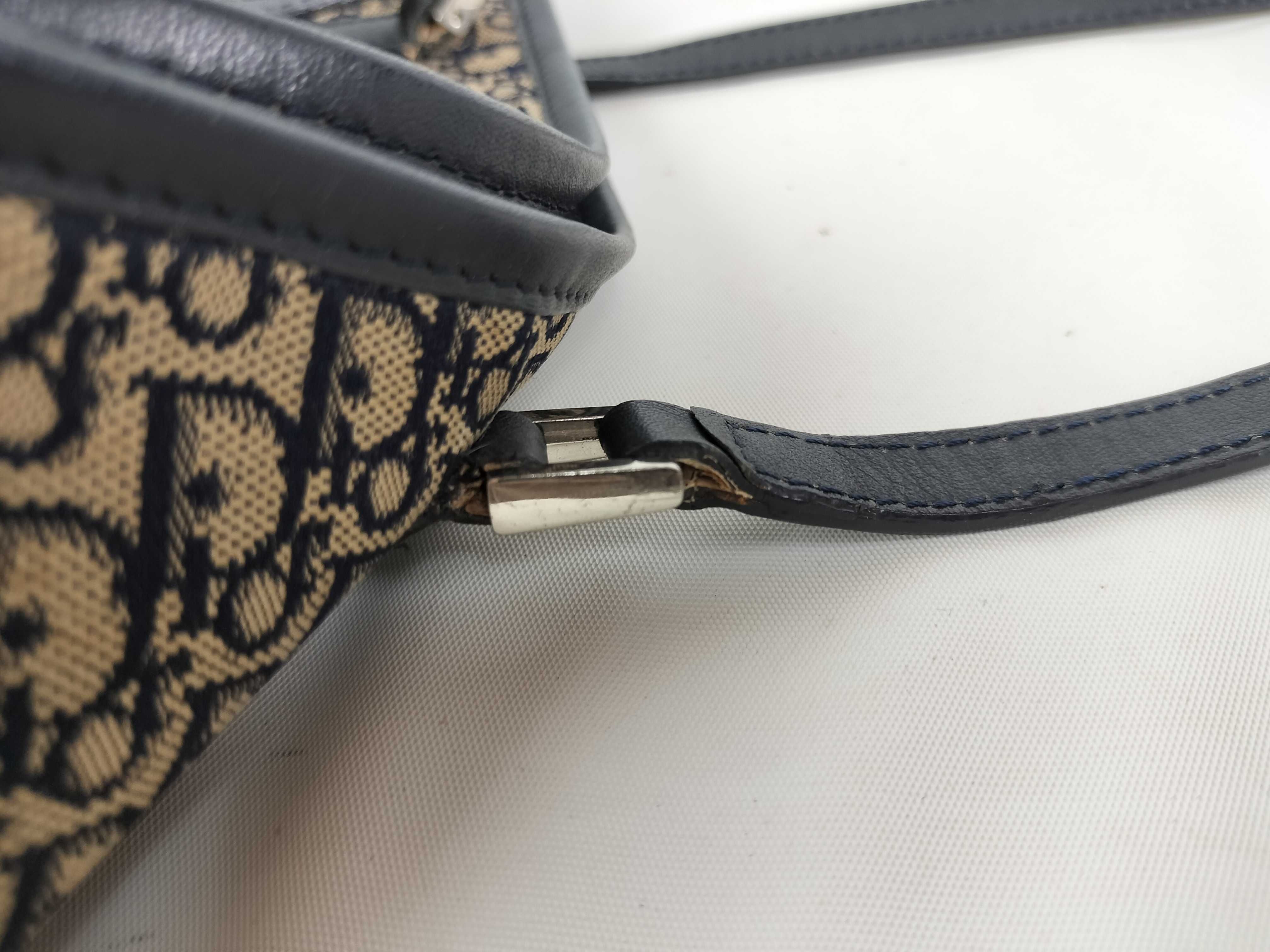 Trotter Canvas x Leather Tote Bag — view 12