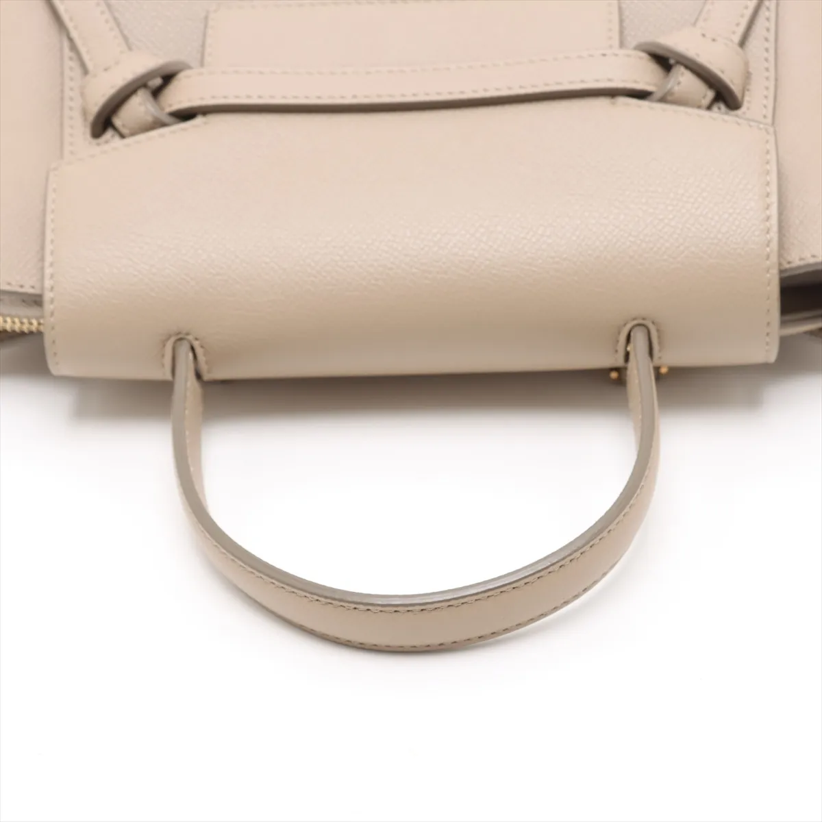 Belt Bag Nano Leather 2WAY Handbag Beige — view 5