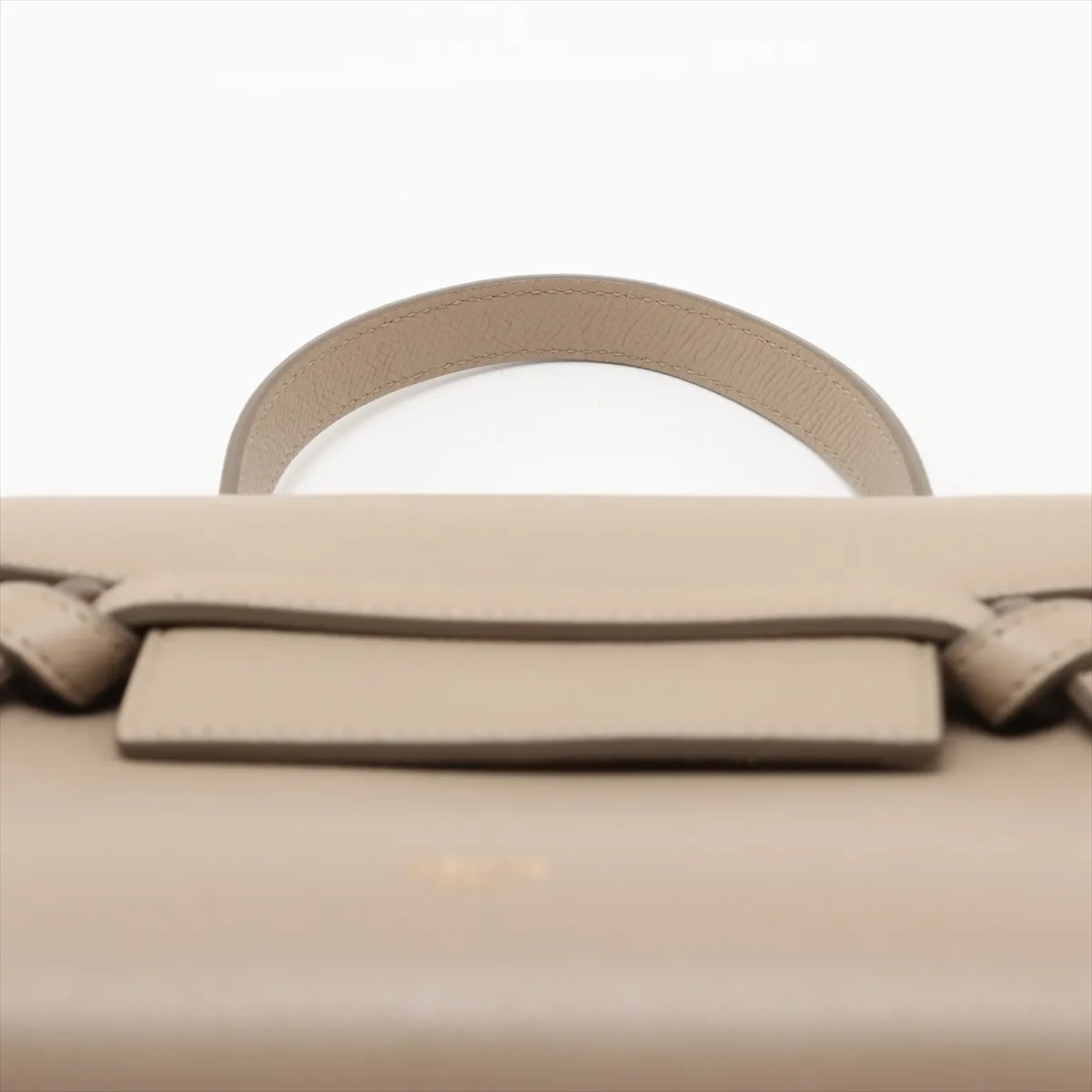 Belt Bag Nano Leather 2WAY Handbag Beige — view 6