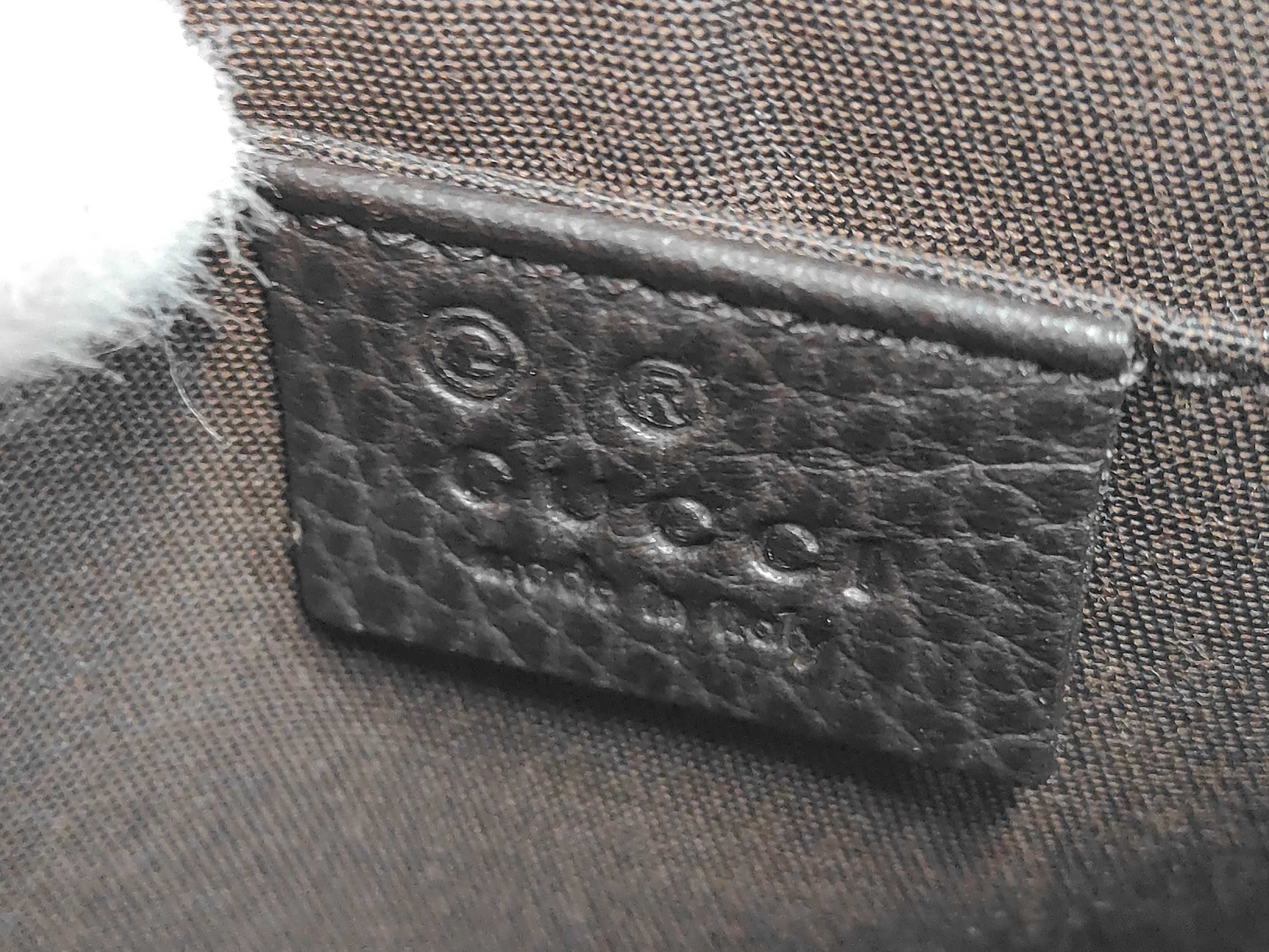 Dark Brown Canvas GG Monogram Mini Chain Shoulder Bag — view 8