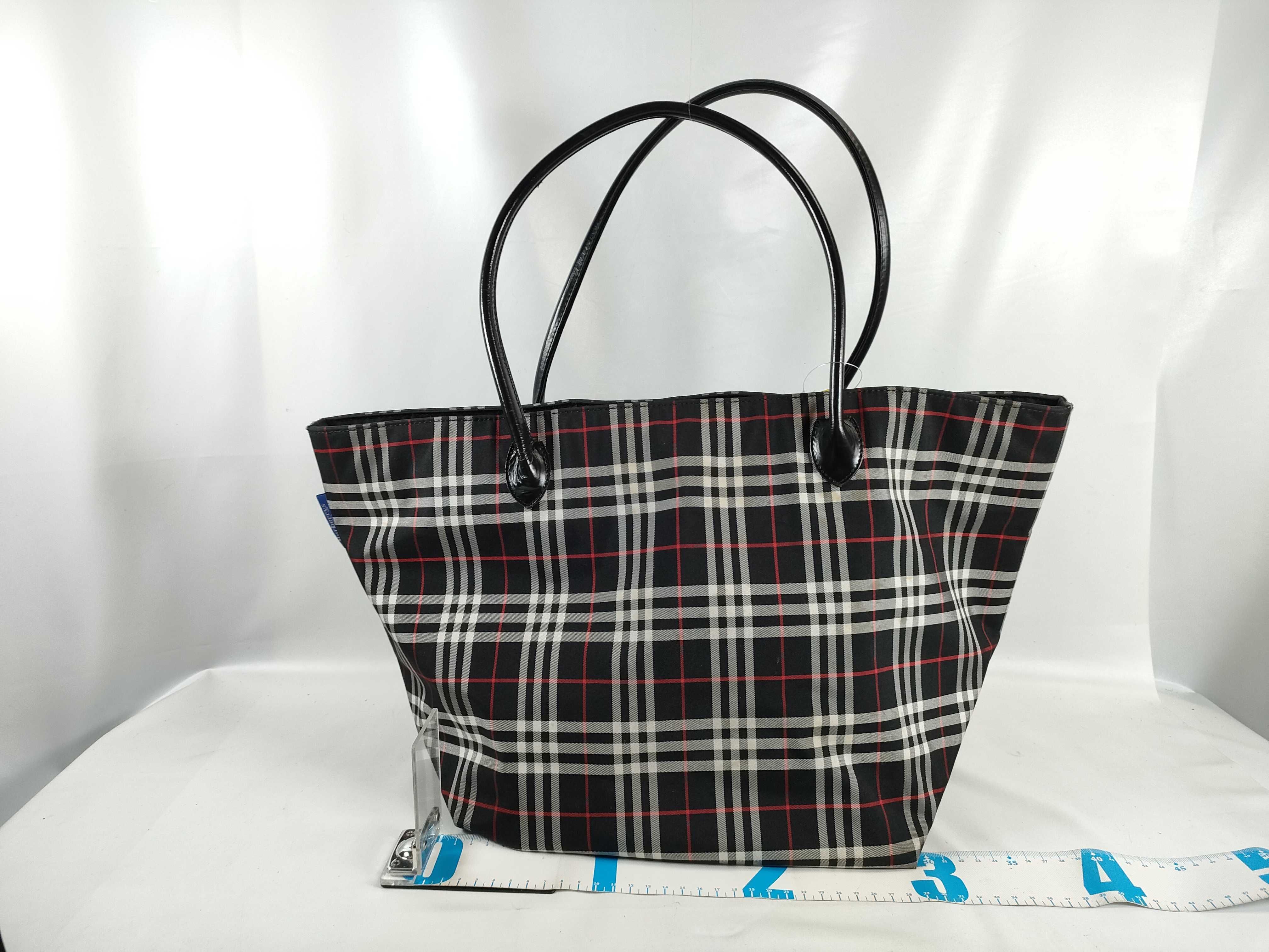 Blue Label Nylon Handbag Tote Bag — view 2