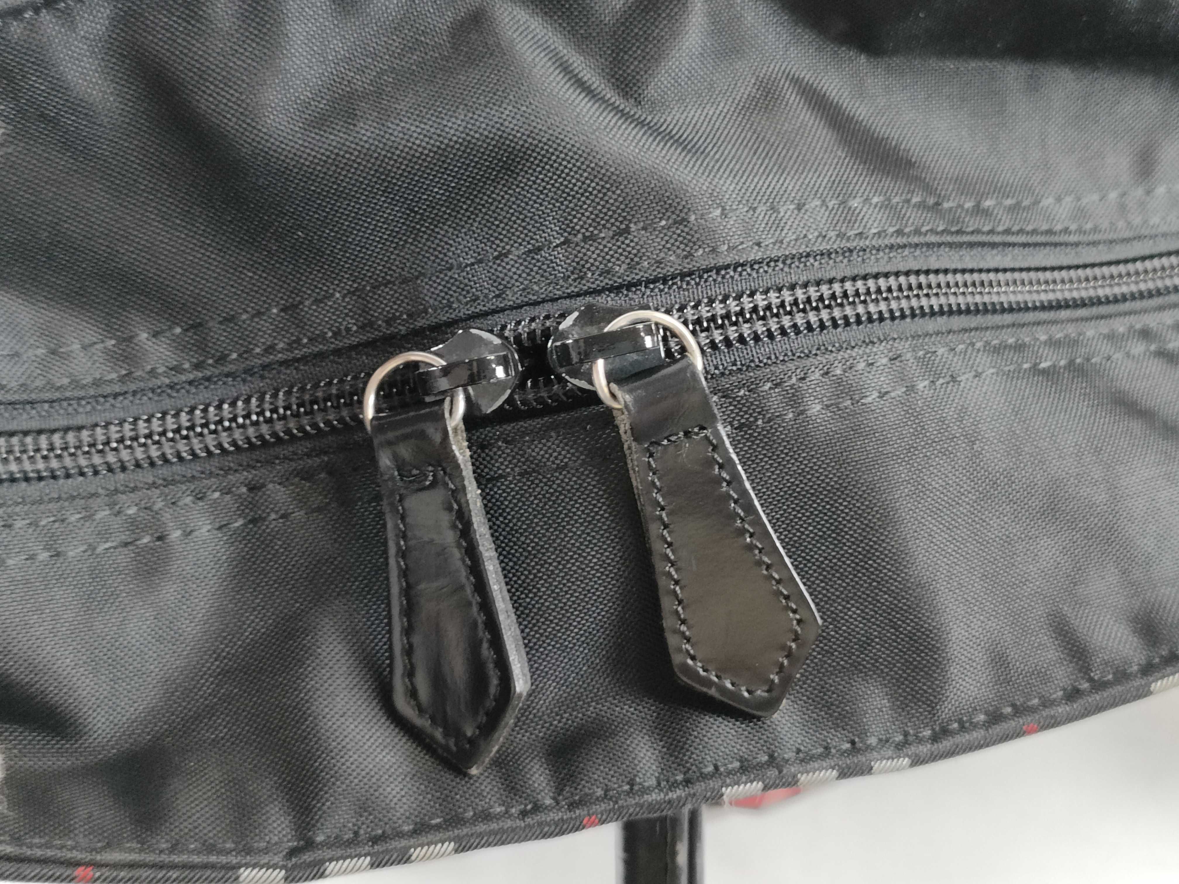 Blue Label Nylon Handbag Tote Bag — view 8